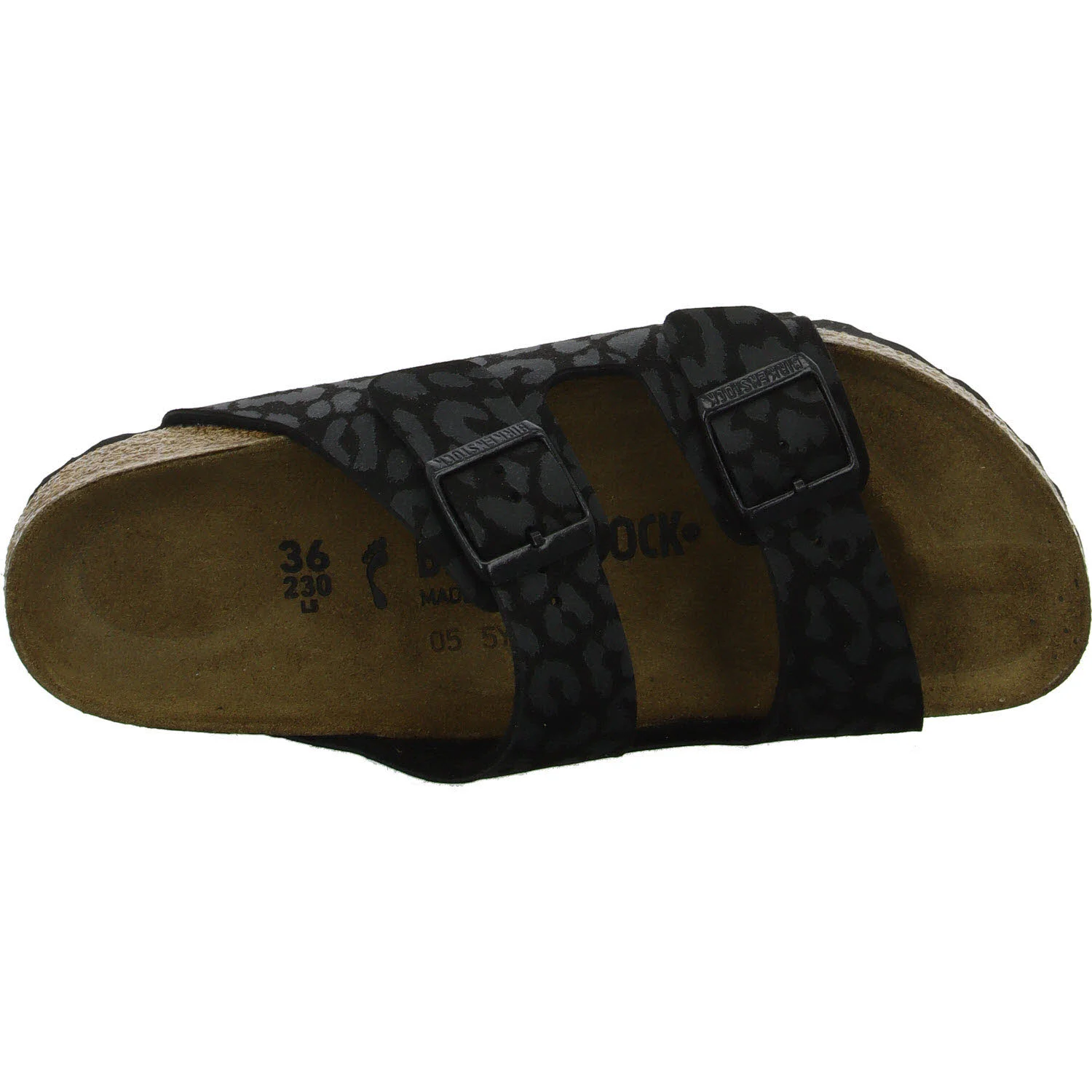 Element 8 von 8 (Bild) – BIRKENSTOCK Pantoletten 1030563 Arizona leo black schmal