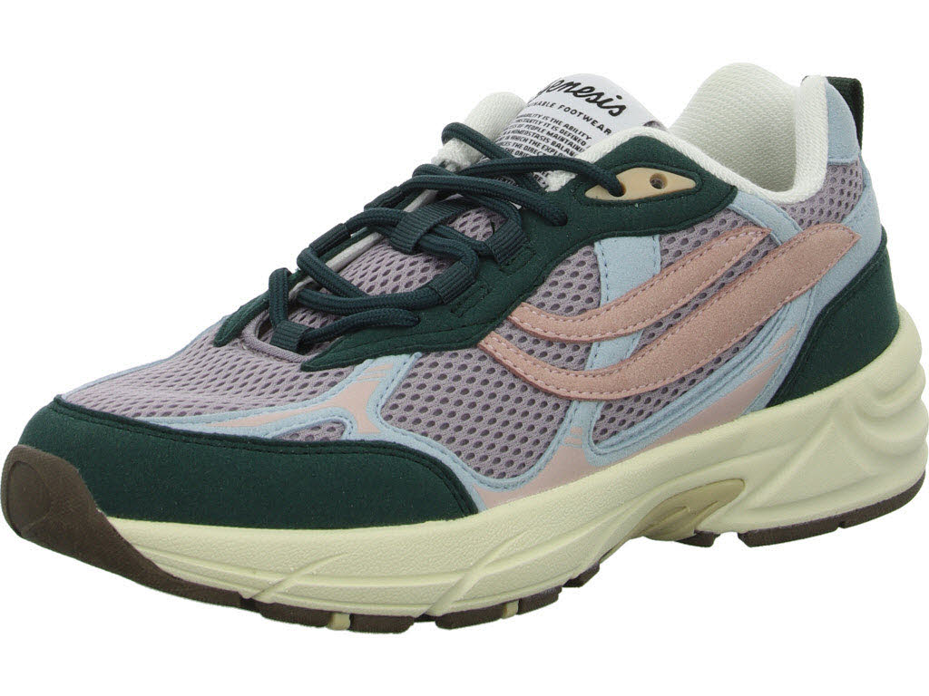 Genesis Damen Schnürschuhe 1005967 G-Eco`99 Multi Colour teal/sky/old rose normal