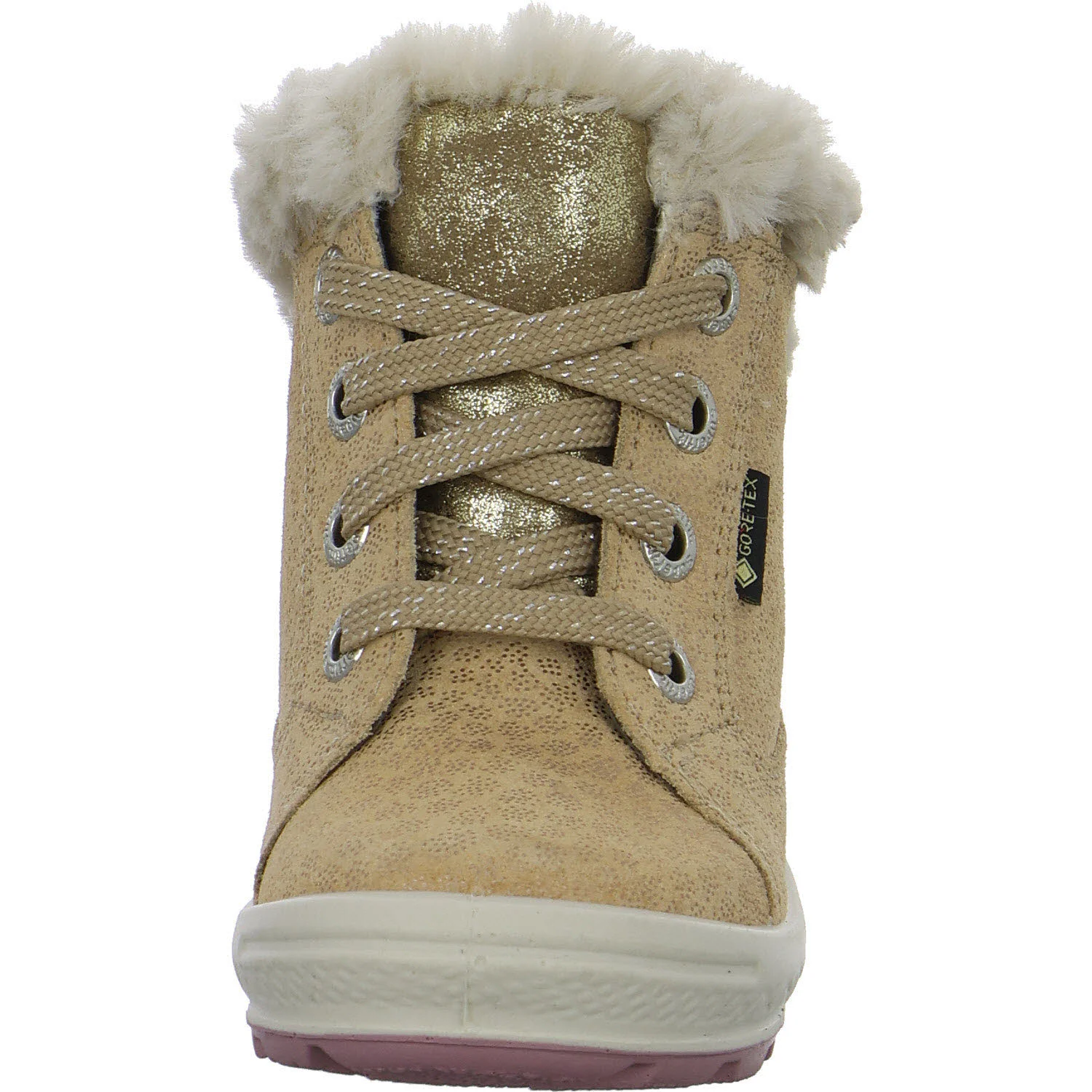 Superfit Kinder Schnürstiefel 1-106310-4010 Groovy 2.0 beige/rosa WMS mittel