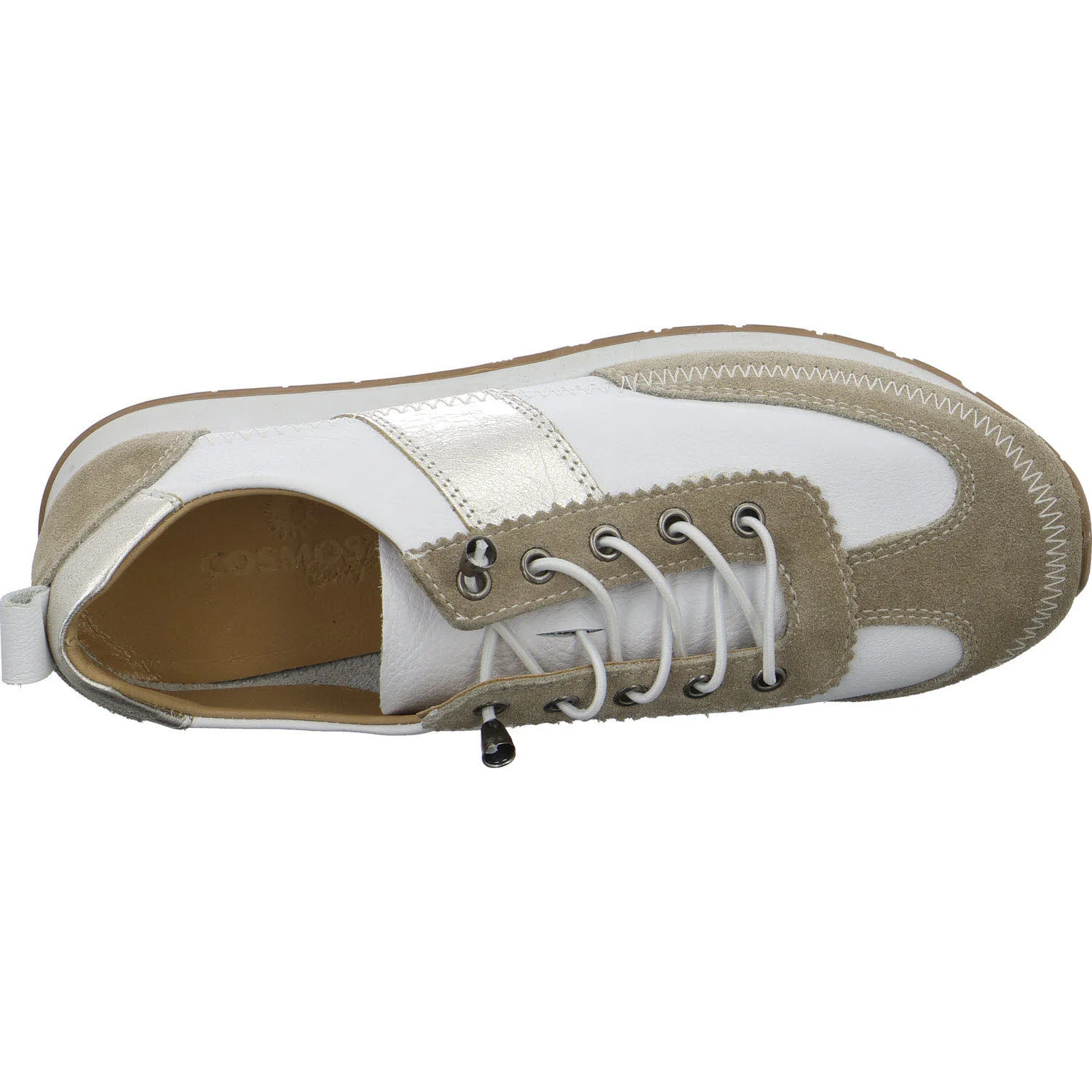 Cosmos Damen Slipper 6316403-41 6316403 beige/weiss normal