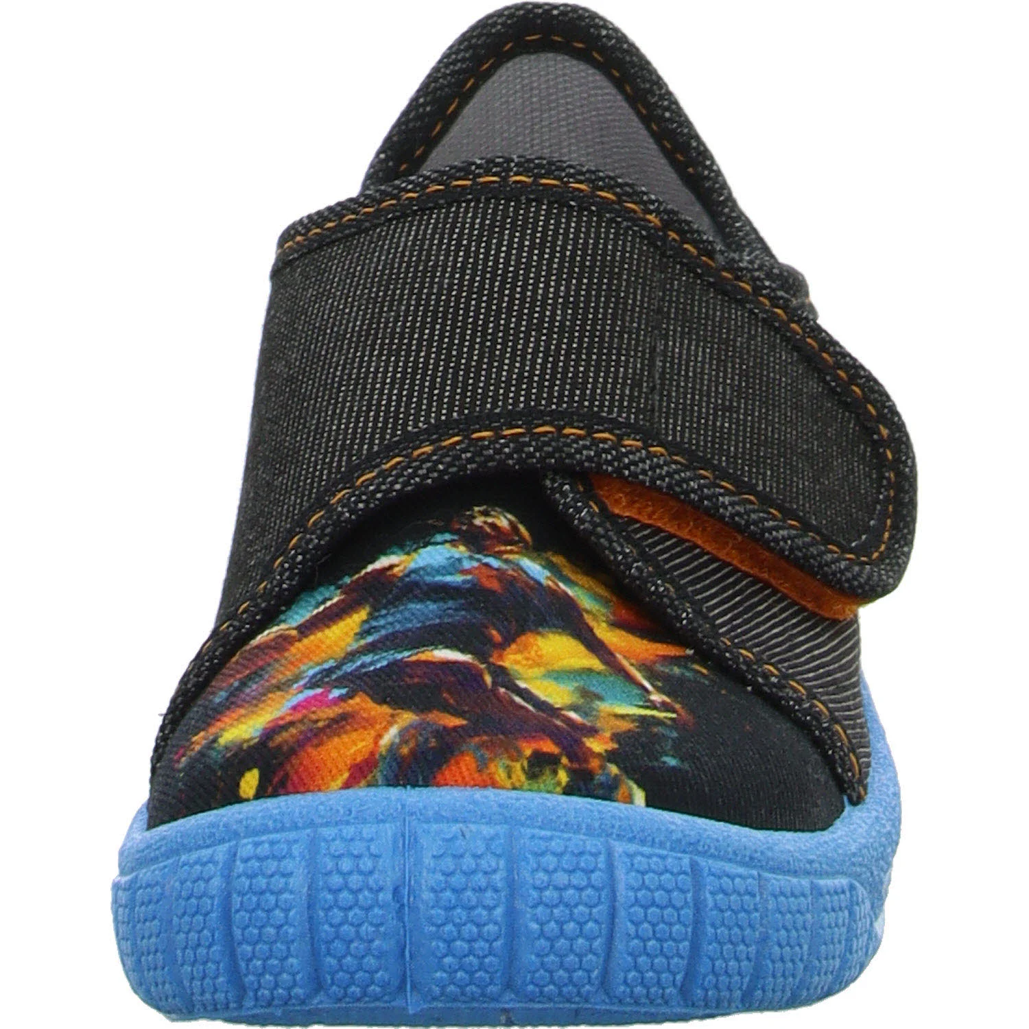 Superfit Kinder Hausschuhe 1-800271-0000 Bill grau/blau WMS mittel