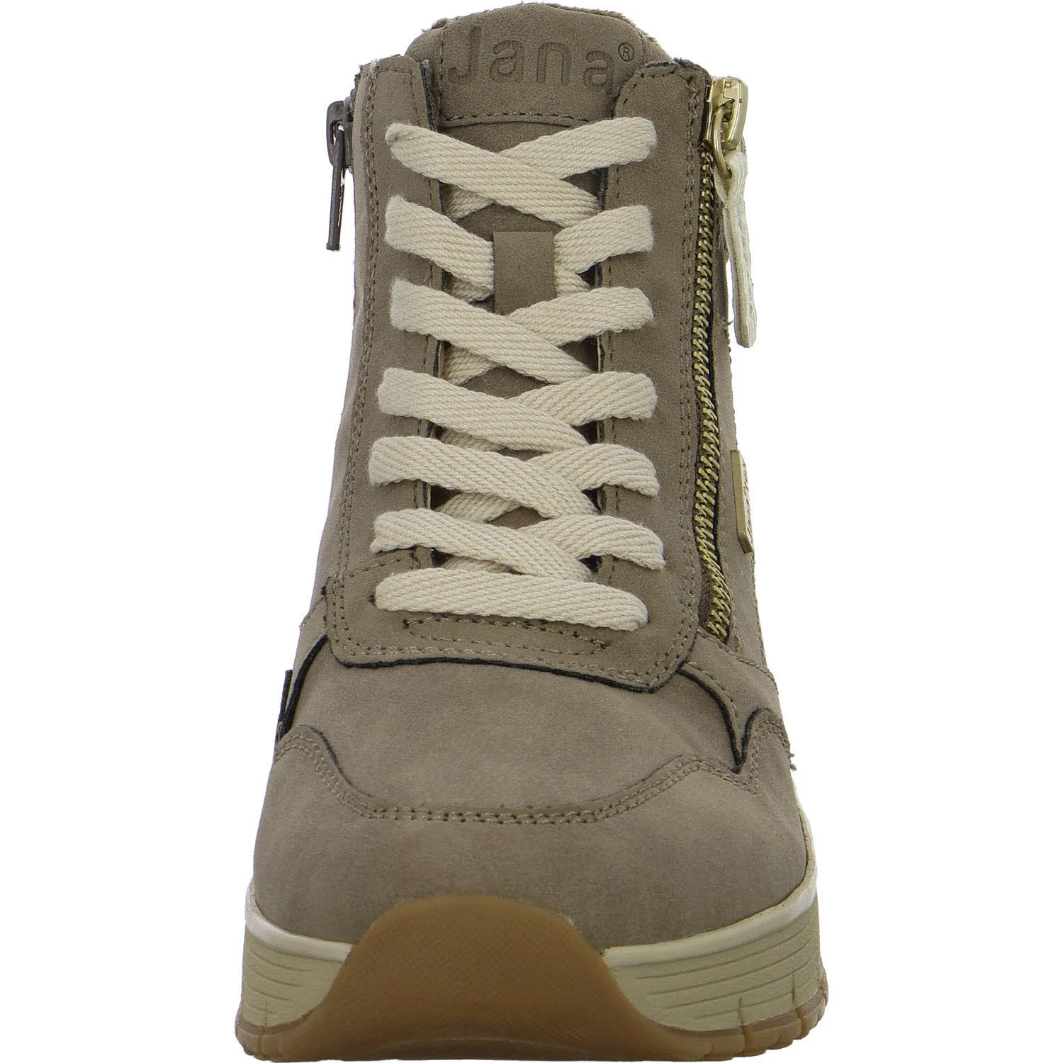 Jana Damen Schnürstiefel 8-26268-45-324 8-26268-45 pepper H (weit)