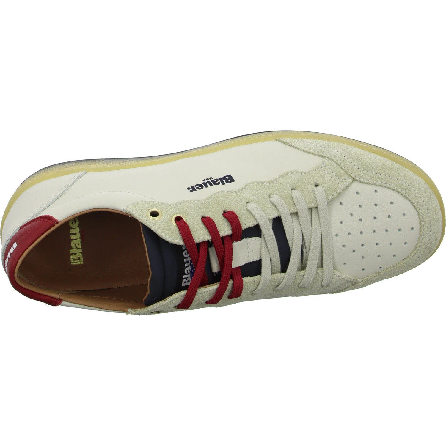 Blauer Herren Schnürschuhe S5MURRAY01/VIL MURRAY white/red/navy normal