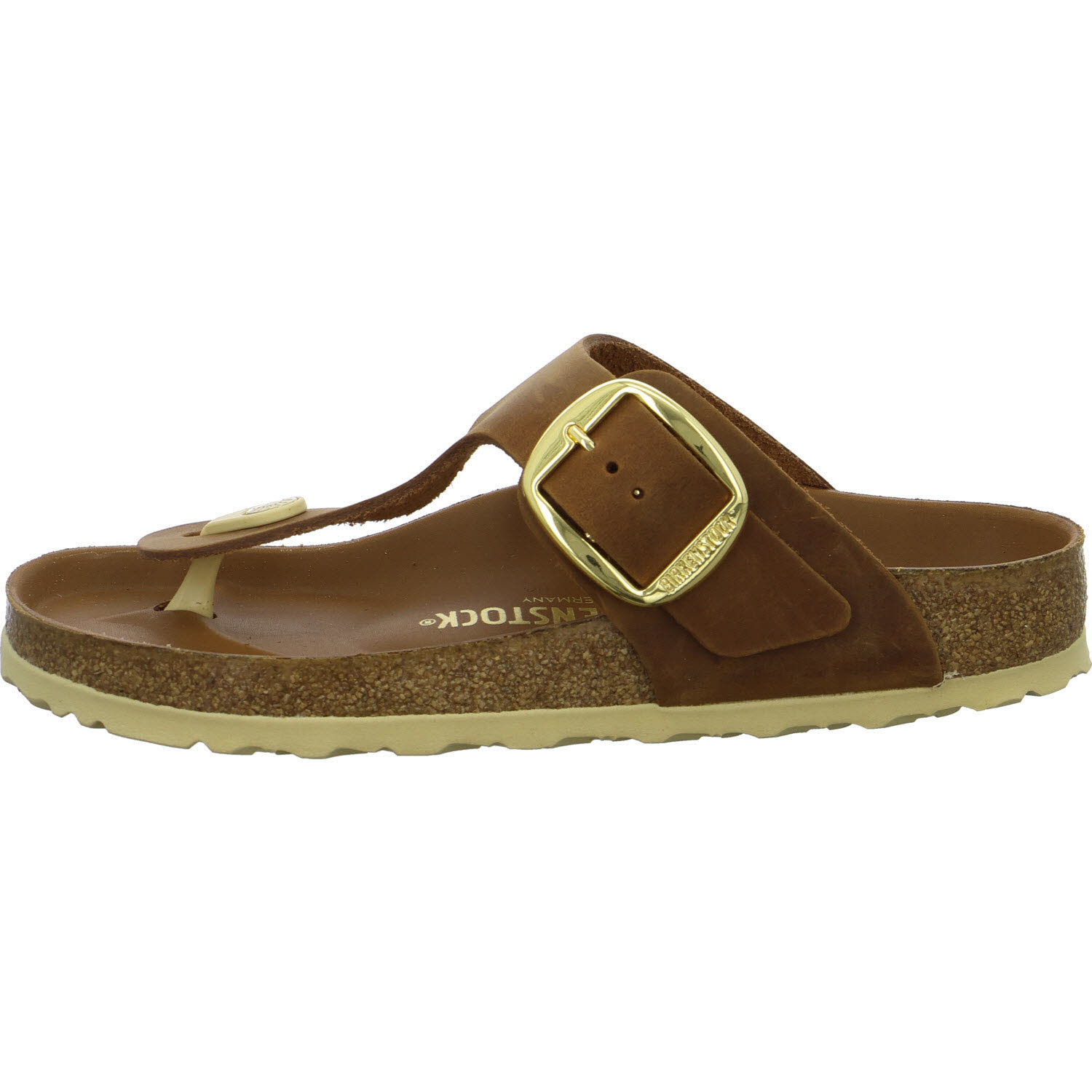 BIRKENSTOCK Pantoletten 1018745 Gizeh Big Buckle cognac normal