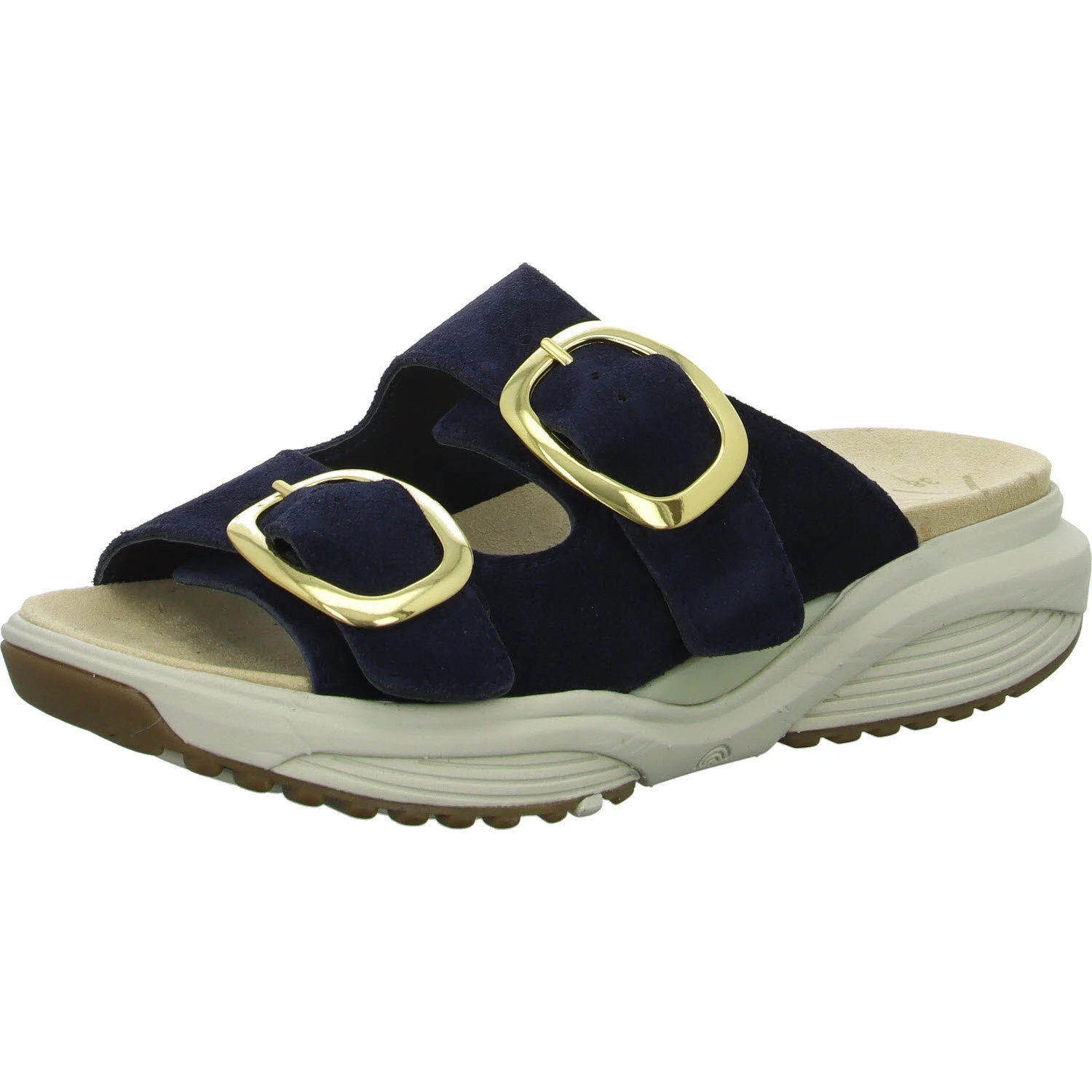 Xsensible Damen Pantoletten 30322.5/220-H Mykonos navy H (weit)