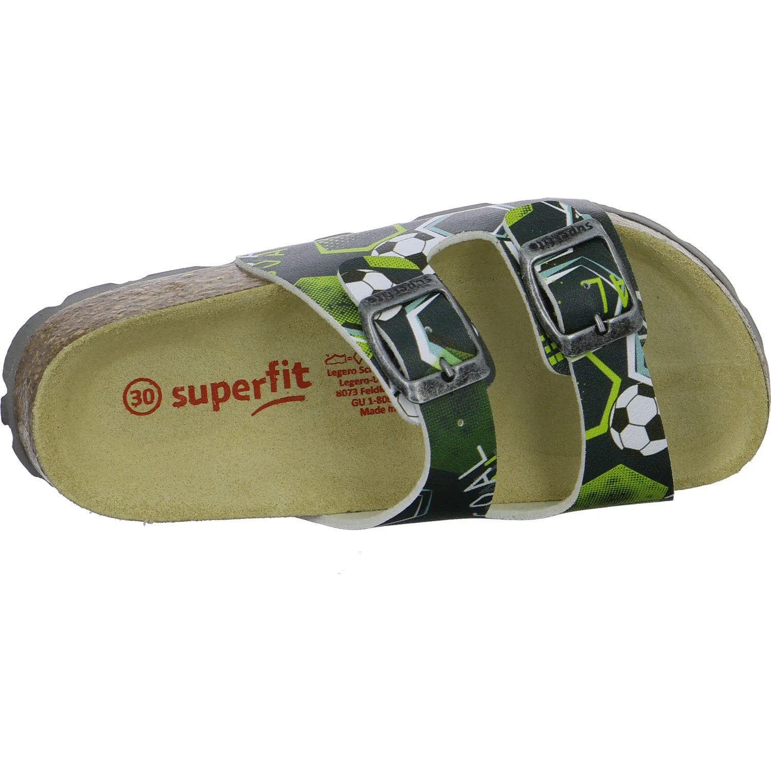 Element 8 von 8 (Bild) – Superfit Kinder Pantoletten 1-800111-0130 Fußbettpantoffel schwarz/mehrfarbig WMS mittel