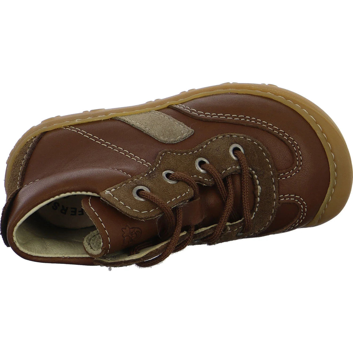 Ricosta Kinder Halbschuhe zum Schnüren 50 1205402/260 Tracy cognac WMS mittel