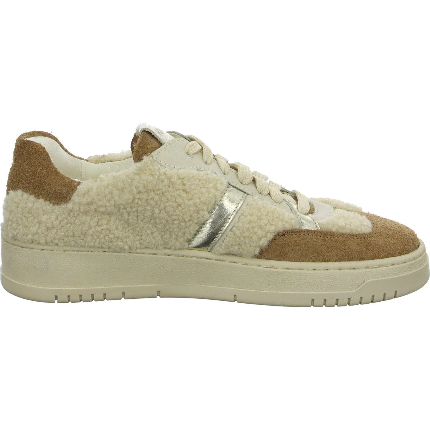 IQÔNIC Damen Schnürschuhe LEGACY 1.03 cream fur normal