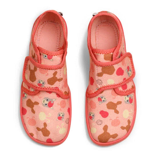 Affenzahn Kinder Hausschuhe 01398-40068 Hausschuh Baumwolle Movy Pony pink normal