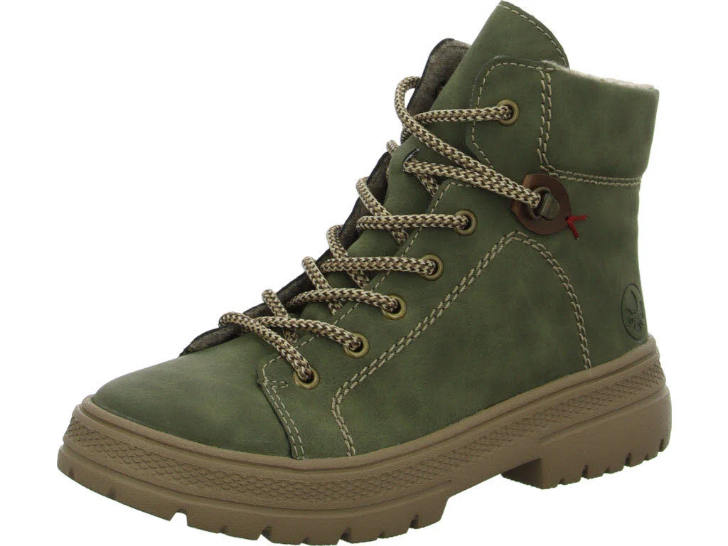 Element 1 von 8 (Bild) – Rieker Damen Schnürstiefel N0030-54 N0030 liane/mogano G (weit)