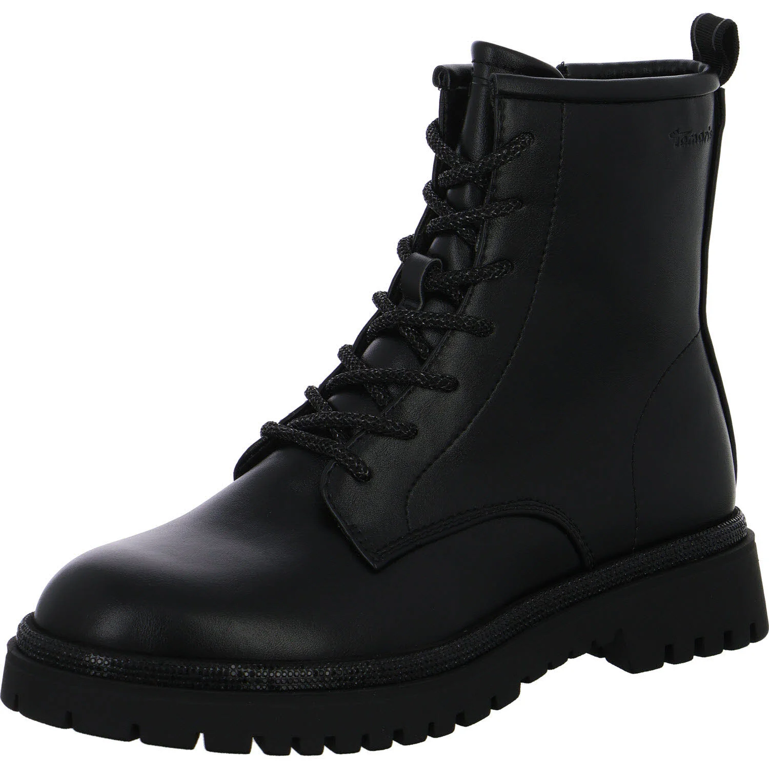 Element 2 von 8 (Bild) – Tamaris Damen Schnürstiefel 1-25221-47-043 1-25221-47 black glam normal