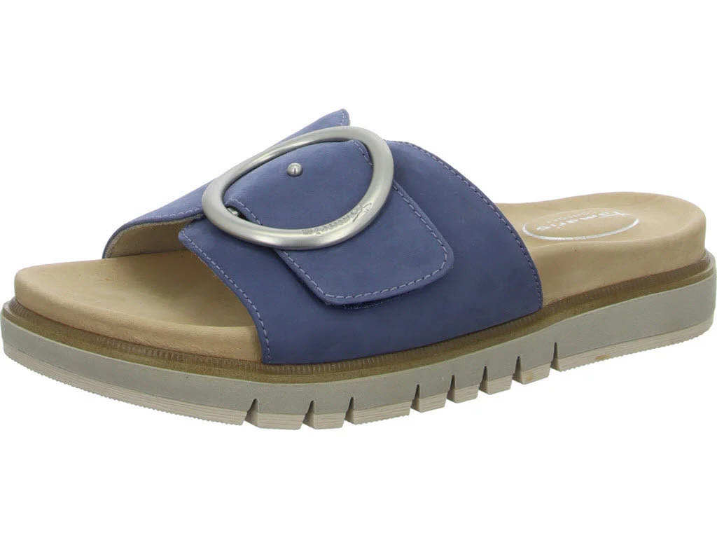 Tamaris Comfort Damen Pantoletten 8-87106-42/802 8-87106-42 denim normal