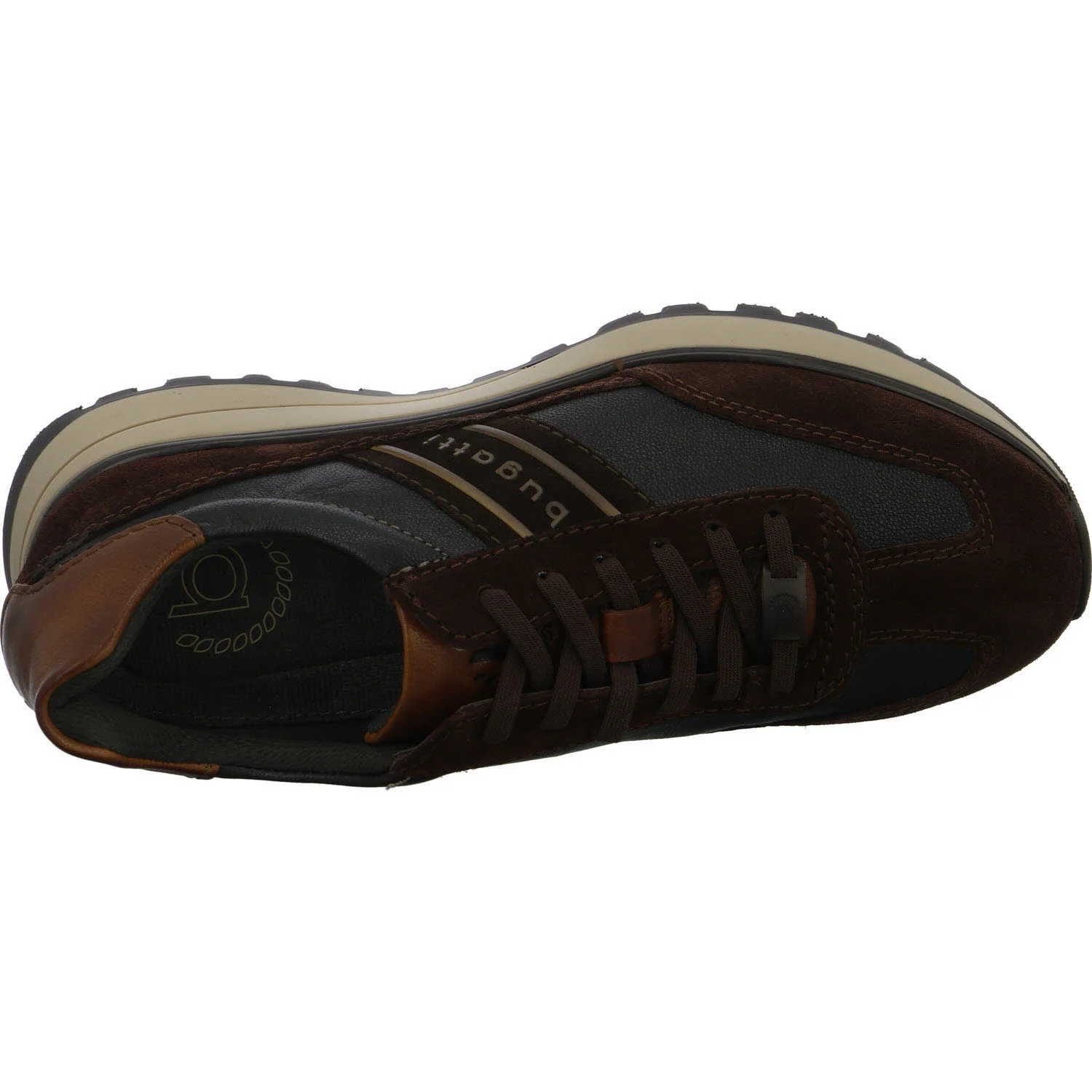 Bugatti men Herren Schnürschuhe 332AWC031410-6111 332AWC031410 dark brown/dark grey normal