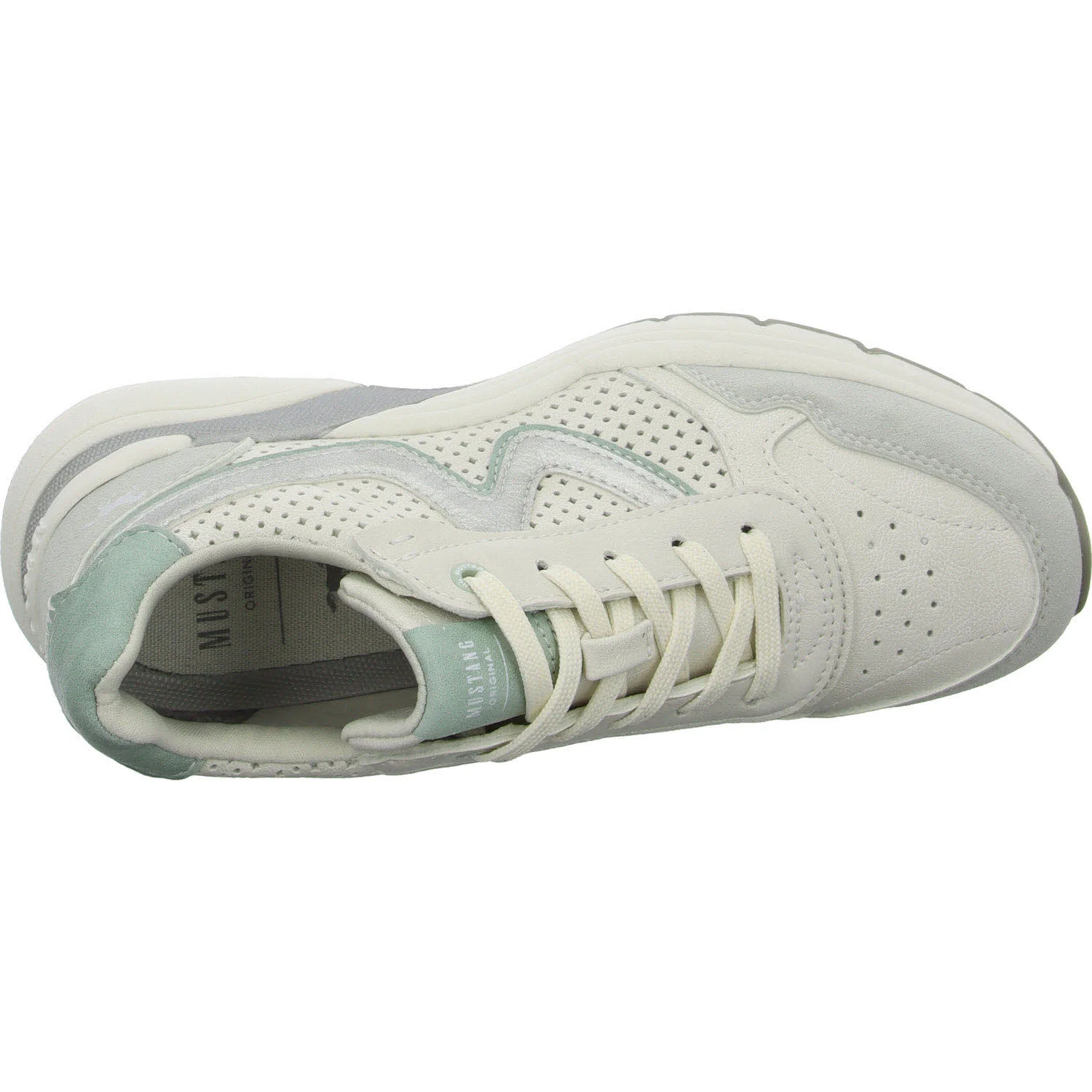 Mustang Damen Schnürschuhe 1512302-283 1512302 ice/silber normal