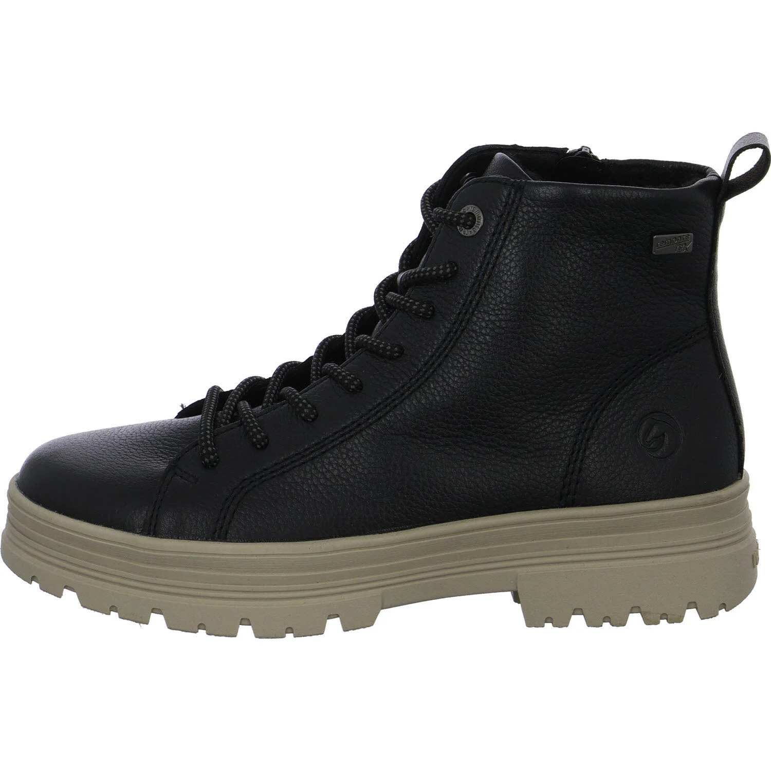 Element 6 von 8 (Bild) – Remonte Damen Schnürstiefel warm D2U75-00 D2U75 schwarz/schwarz G (weit)