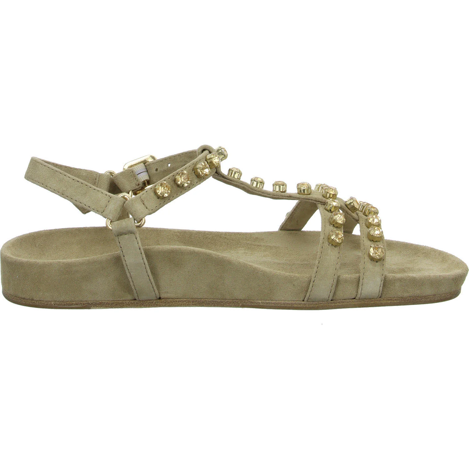 Kennel & Schmenger Damen Sandalen 111120-0120-2250 Love nuts/beige/gold normal