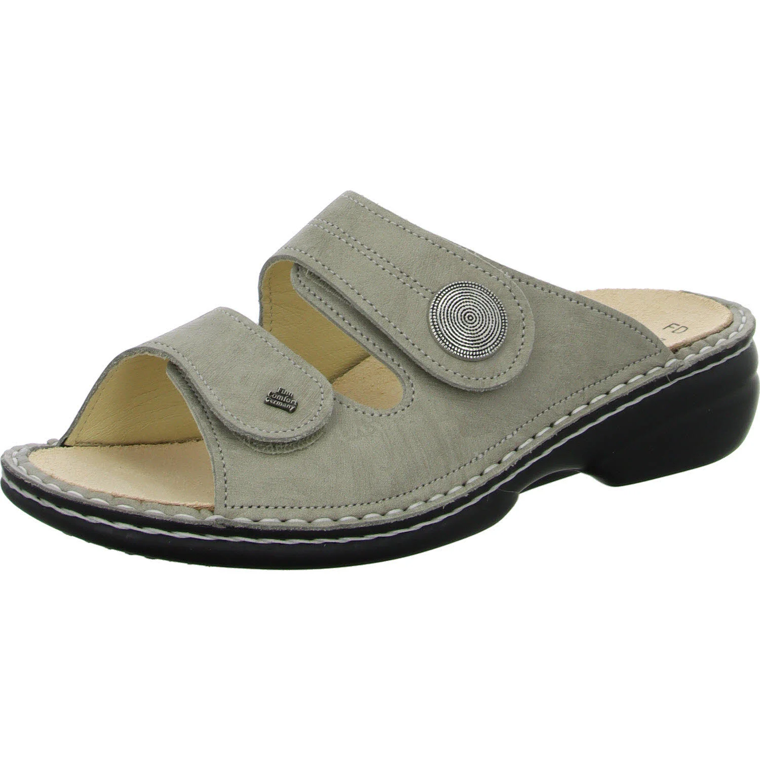 Element 2 von 8 (Bild) – Finn Comfort Damen Pantoletten 02550-825081 Sansibar taupe weit