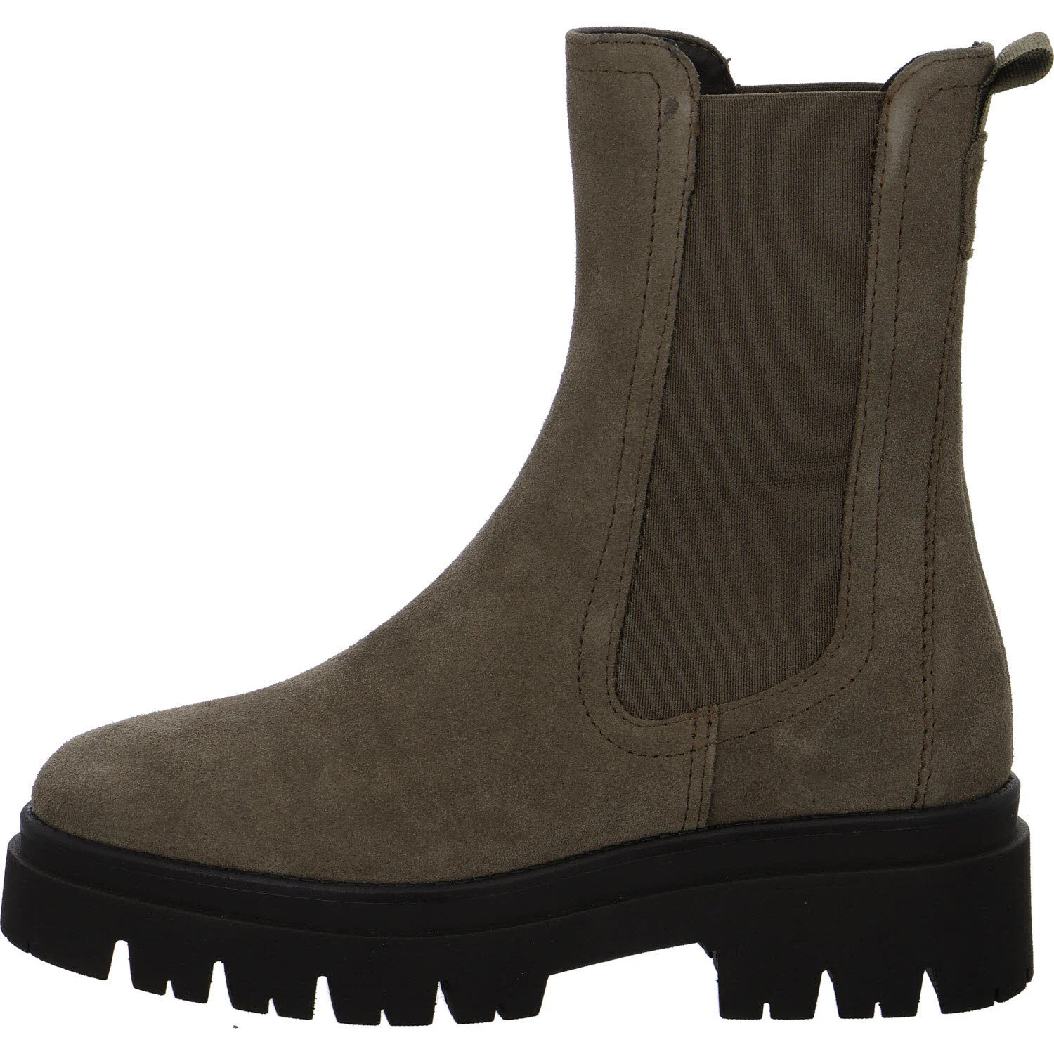Element 6 von 8 (Bild) – Tamaris Damen Stiefeletten 1-25992-41-378 1-25992-41 taupe suede normal