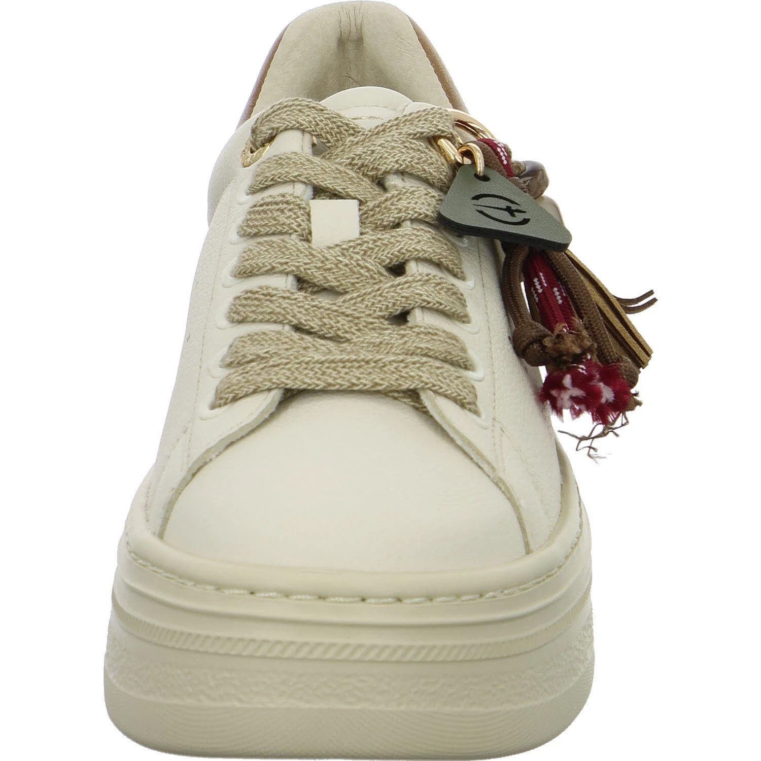 Tamaris Damen Schnürschuhe 1-23775-47/430 1-23775-47 ivory comb normal