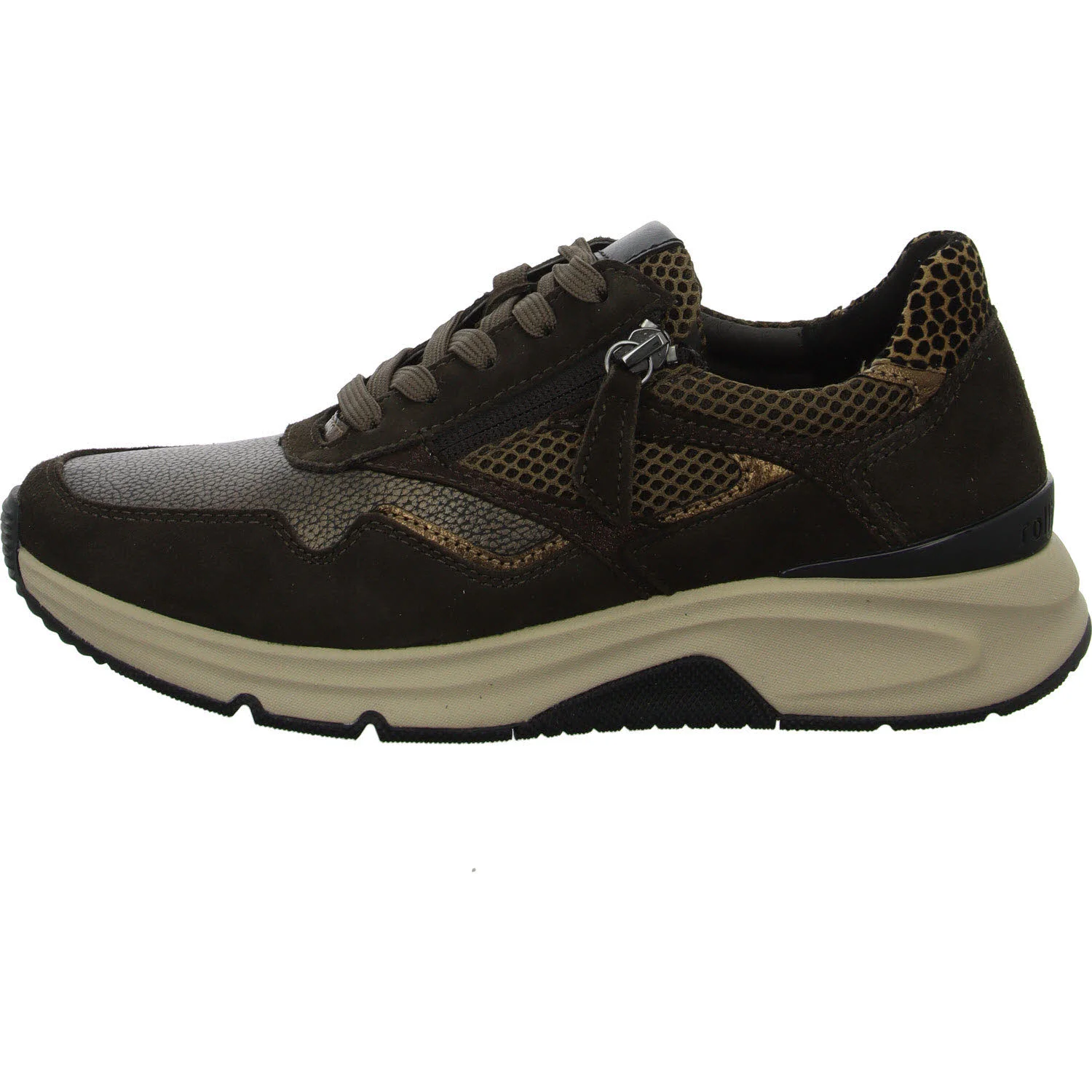 Element 6 von 8 (Bild) – Gabor Rollingsoft Damen Schnürschuhe 76.896.44 76.896 bronce/mocca G (normal)