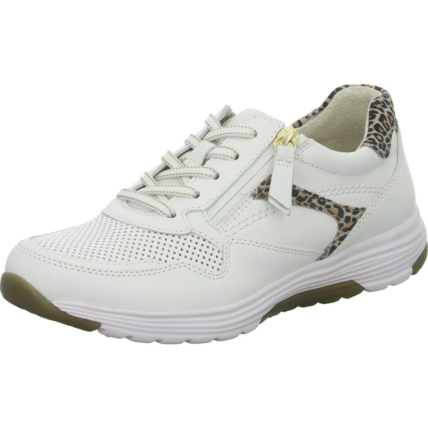 Gabor Rollingsoft Damen Schnürschuhe 86.978.25 86.978 weiss/oak (perf.) G (normal)