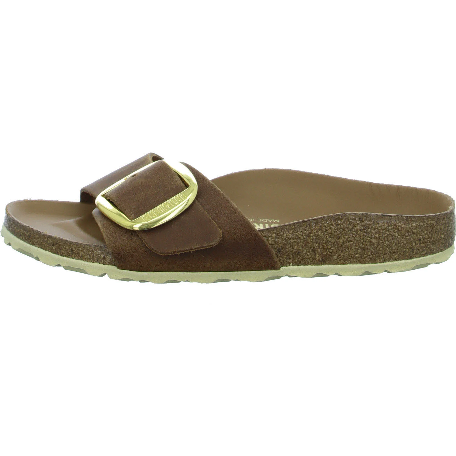 BIRKENSTOCK Pantoletten 1006525 Madrid Big Buckle cognac schmal