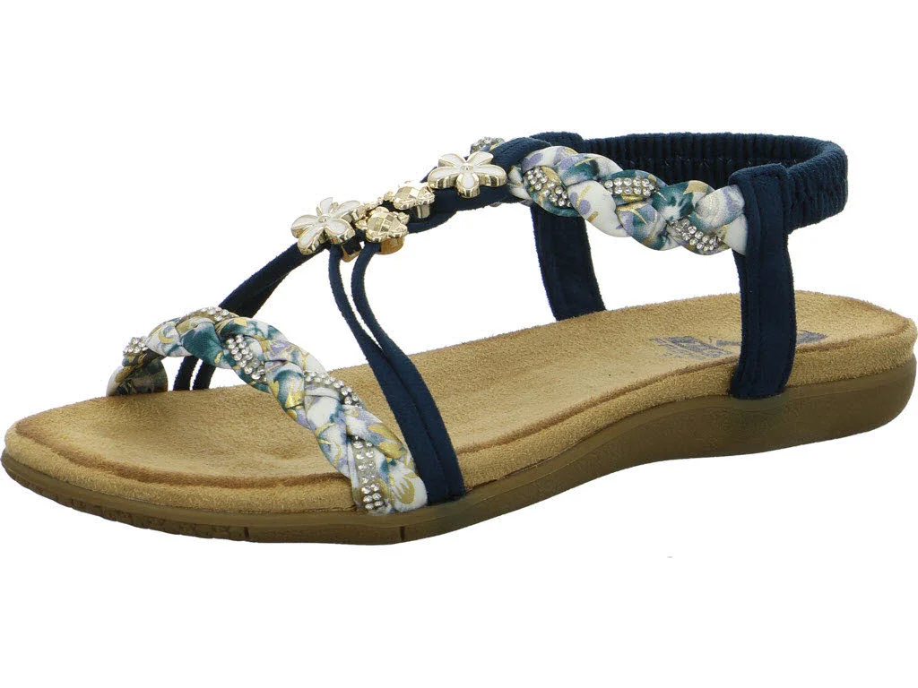 2go Fashion Damen Sandalen 8018830-8 8018830 blau normal