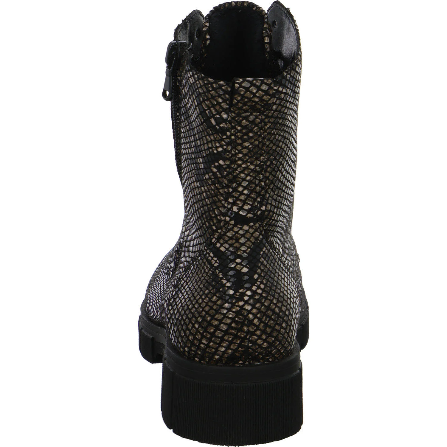 Remonte Damen Schnürstiefel D2S72-03 D2S72 schwarz-braun G (weit)