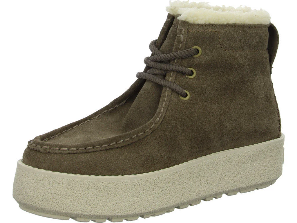 Marc O'Polo Damen Schnürstiefel warm 510 16346301300 718 51016346301300 dark taupe normal
