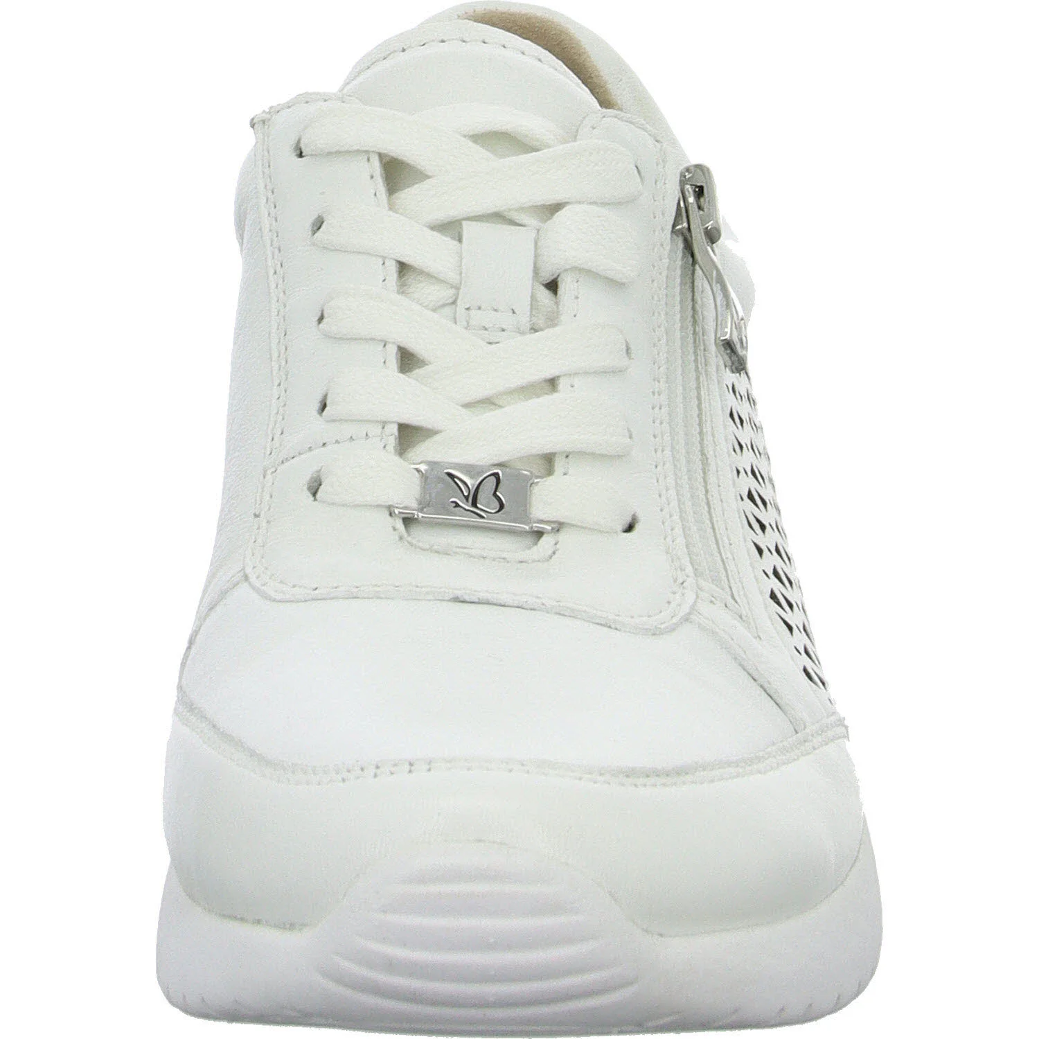 Caprice Damen Schnürschuhe 9-23550-42-102 9-23550-42 white nappa G (normal)