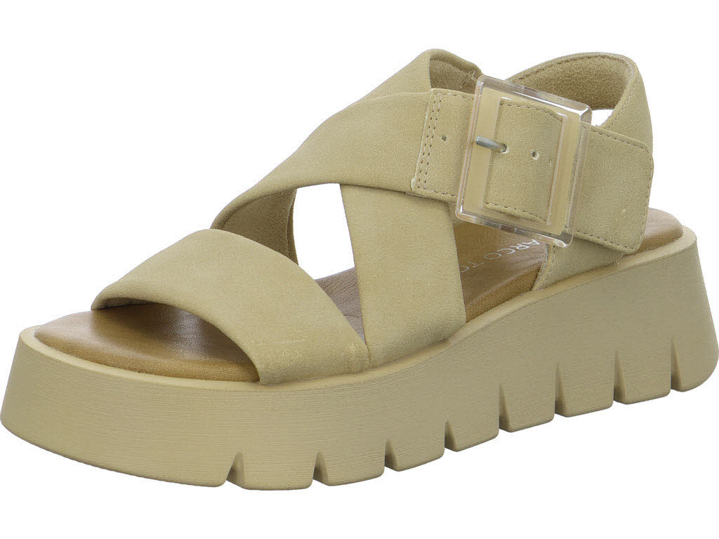 Marco Tozzi Damen Sandalen 2-28525-46/341 2-28525-46 taupe normal