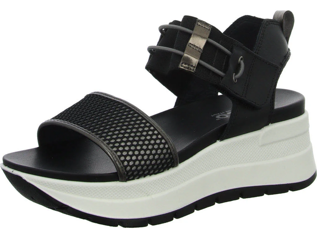 IGI&Co Damen Sandalen 7677500/57359 D.SIRENA nero/nero-c.fuc normal