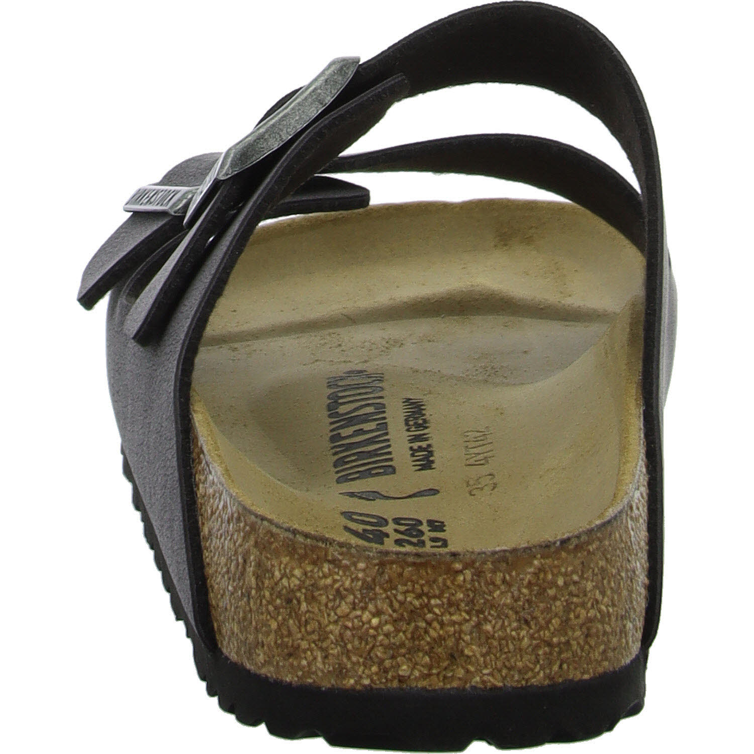 Element 4 von 8 (Bild) – BIRKENSTOCK Pantoletten 1029162 Arizona Velvet Gray schmal