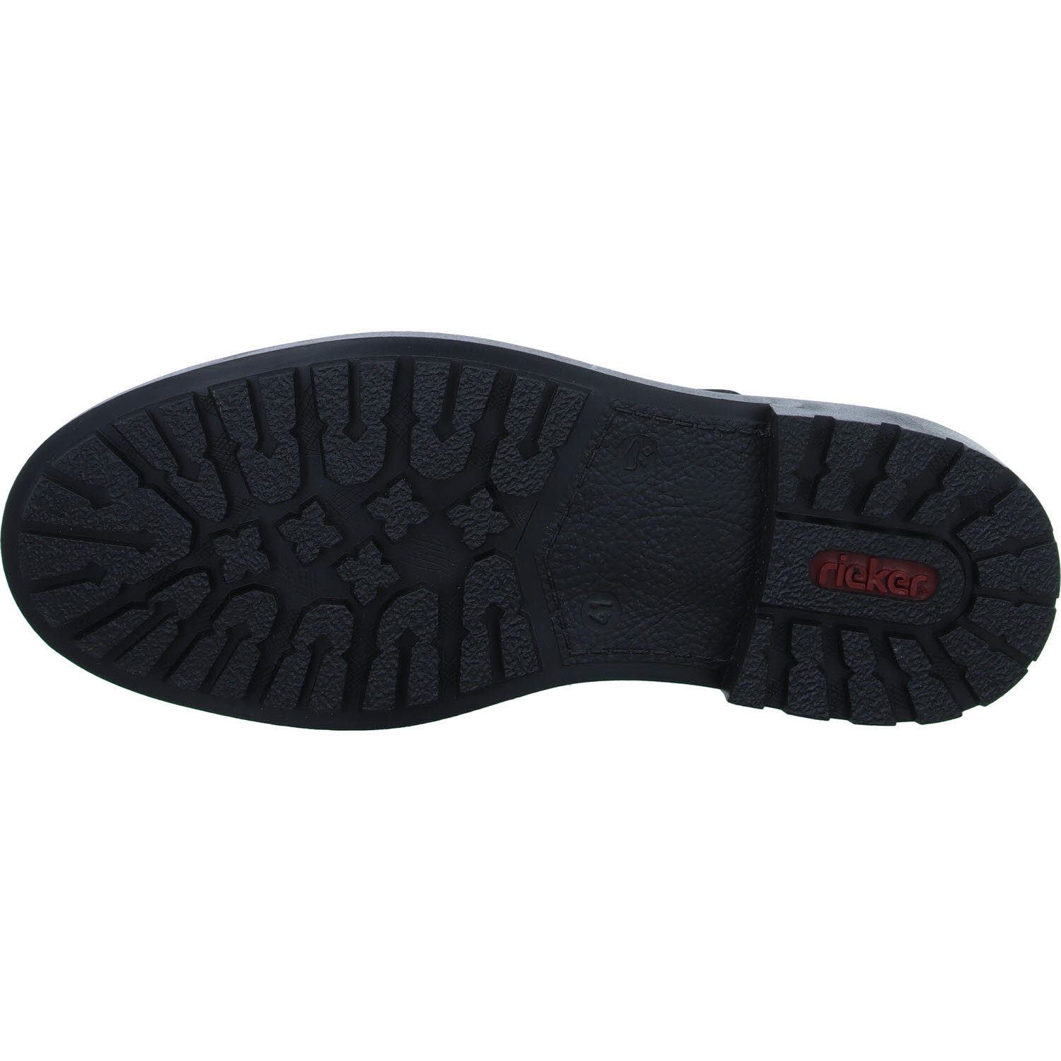 Rieker Herren Schnürschuhe B4610-00 B4610 schwarz/schwarz G 1/2 (weit)