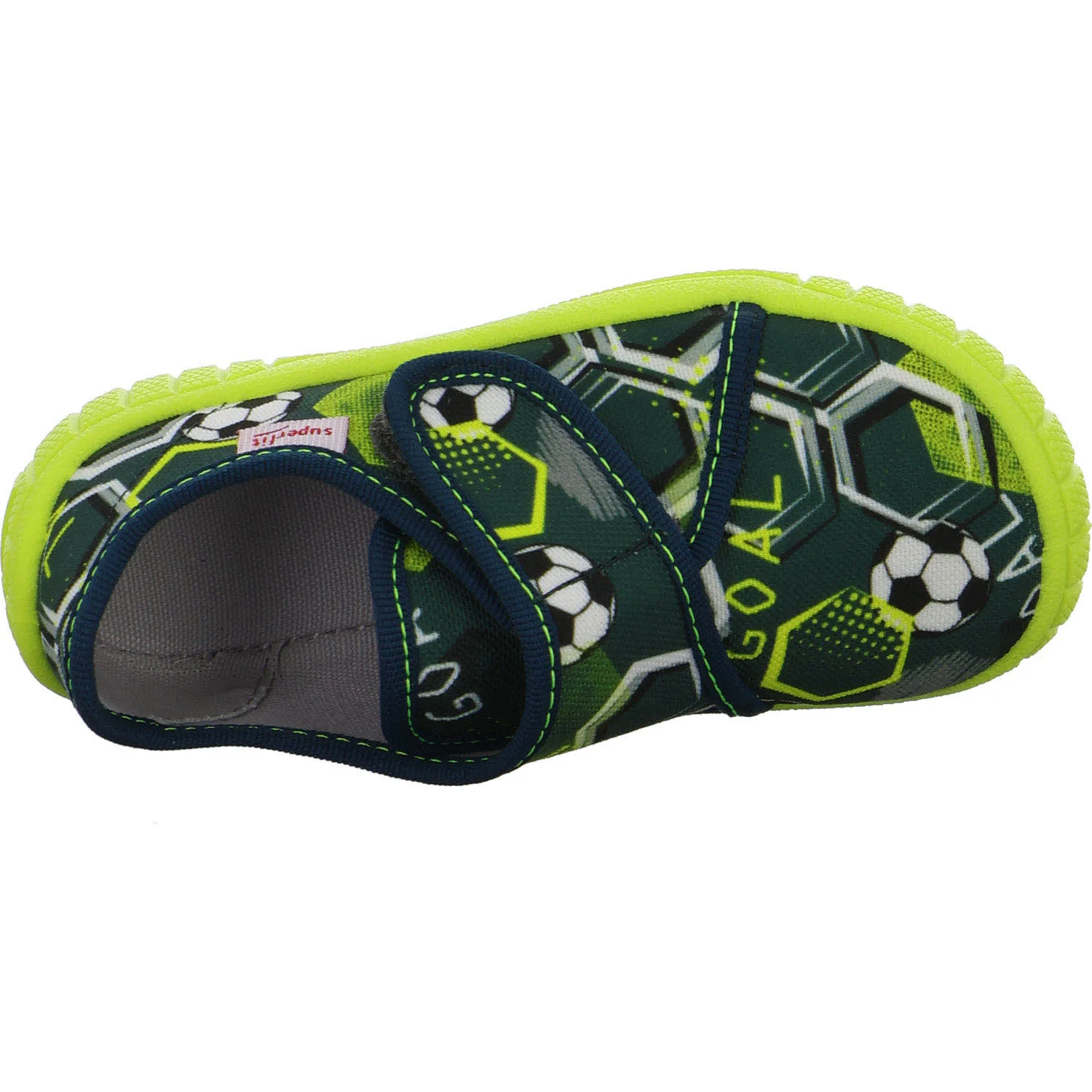 Superfit Kinder Hausschuhe 1-000279-7060 Bill grün/mehrfarbig WMS mittel