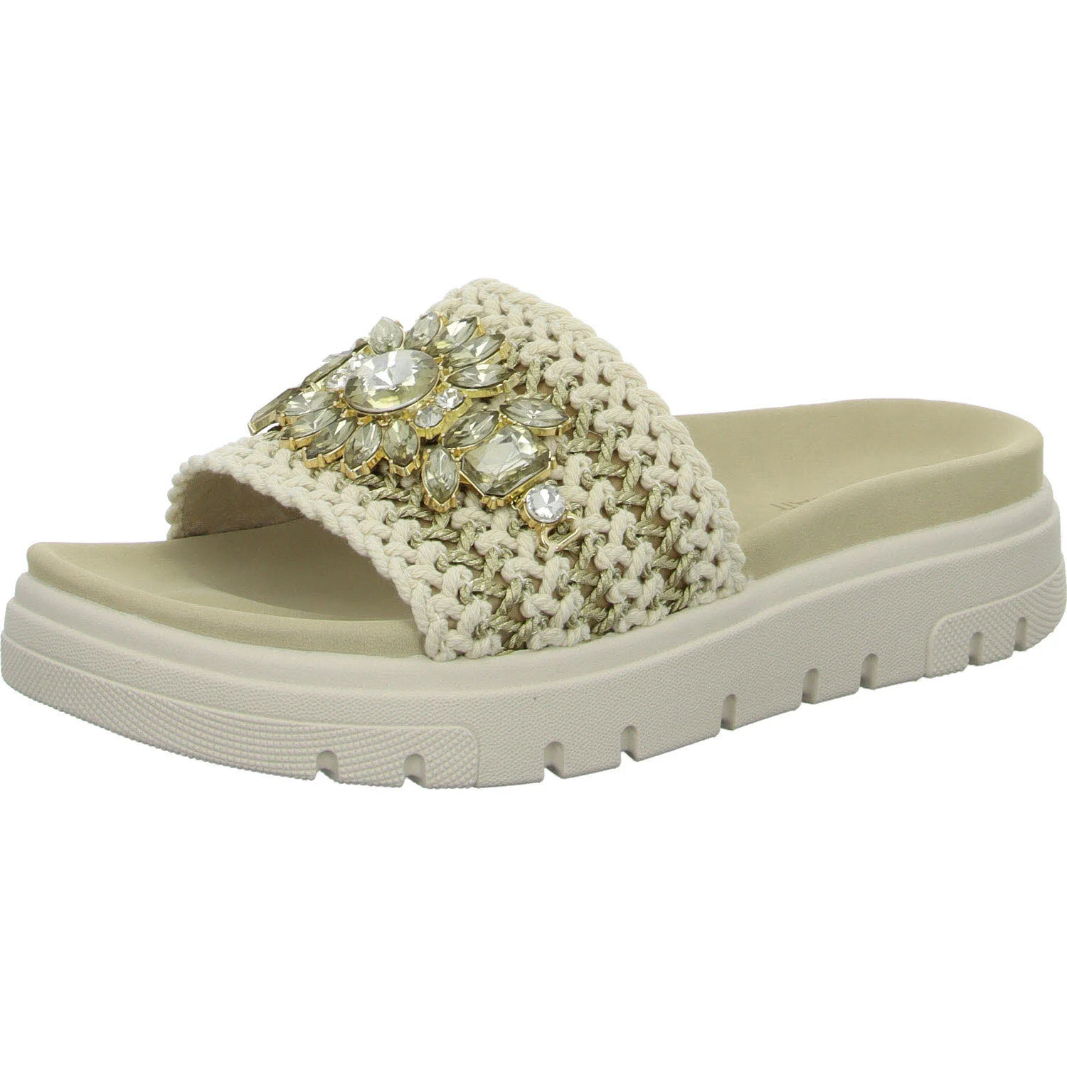 TT.Bagatt Damen Pantoletten D31AK7946900-2151 Dalia Evo offwhite/gold normal