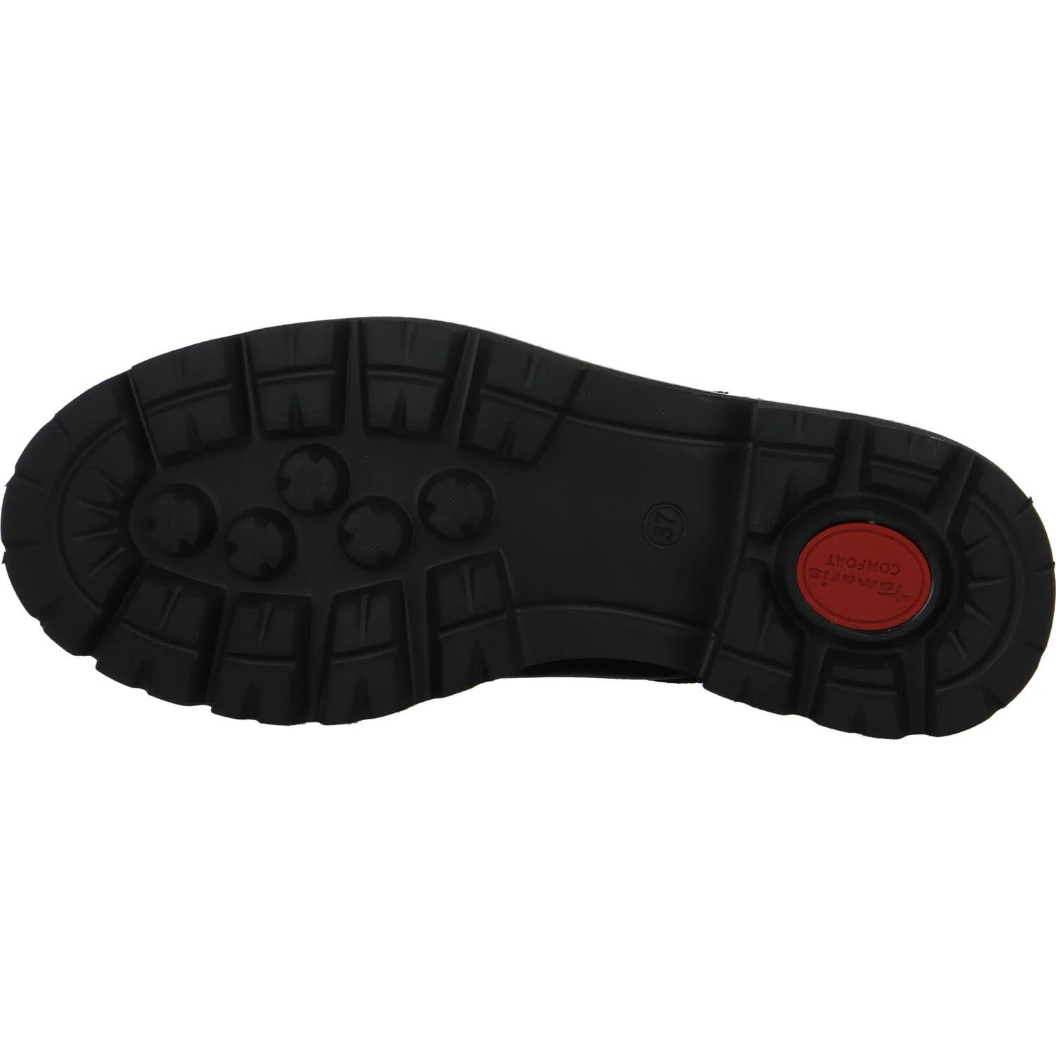Tamaris Comfort Damen Slipper 8-84704-47/022 8-84704-47 black nappa weit