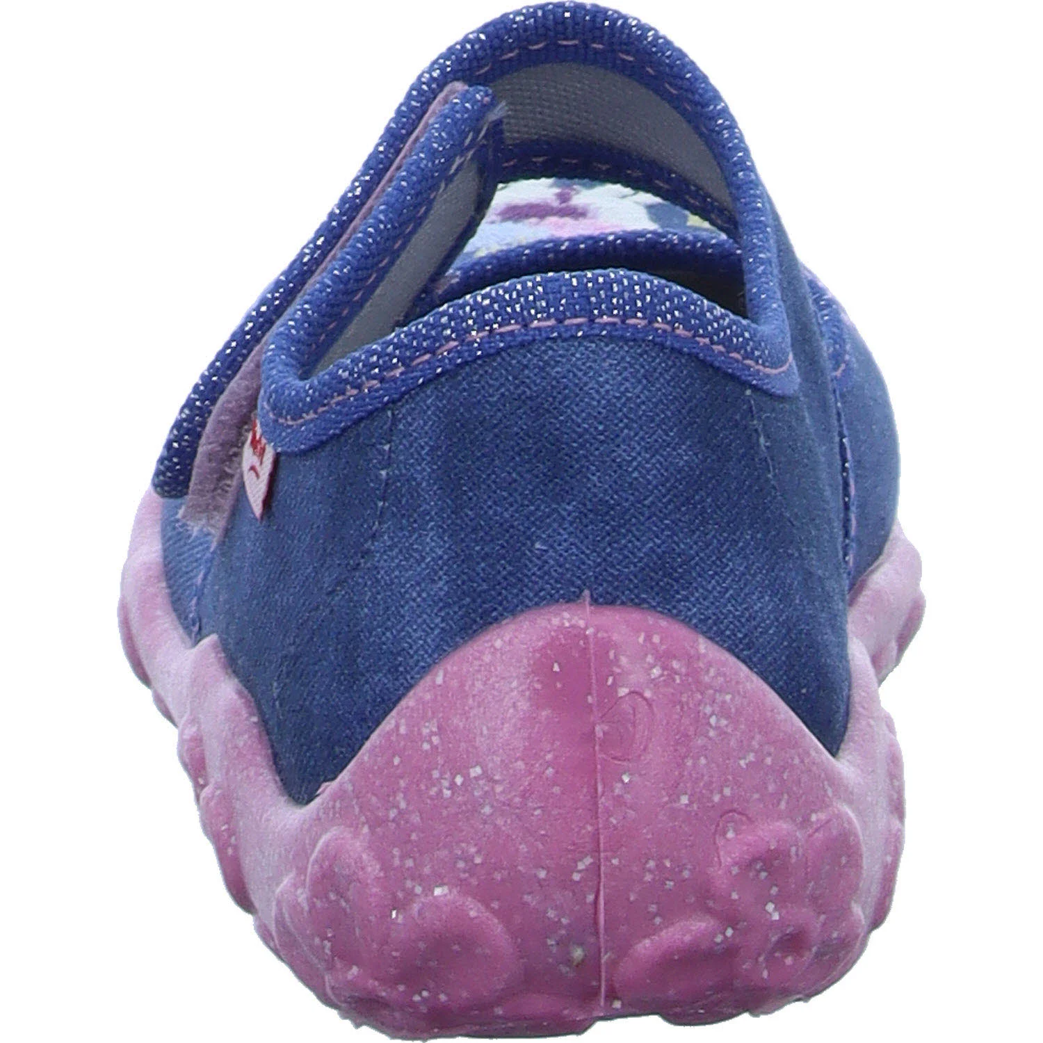 Superfit Kinder Hausschuhe 1-800282-8070 Bonny blau/pink WMS mittel