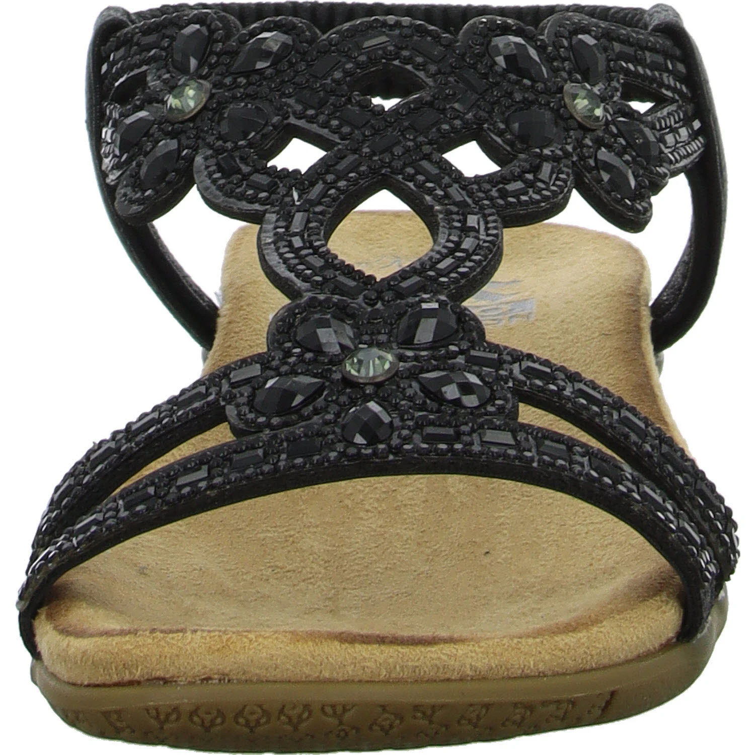 2go Fashion Damen Sandalen 8018802-9 8018802 schwarz normal