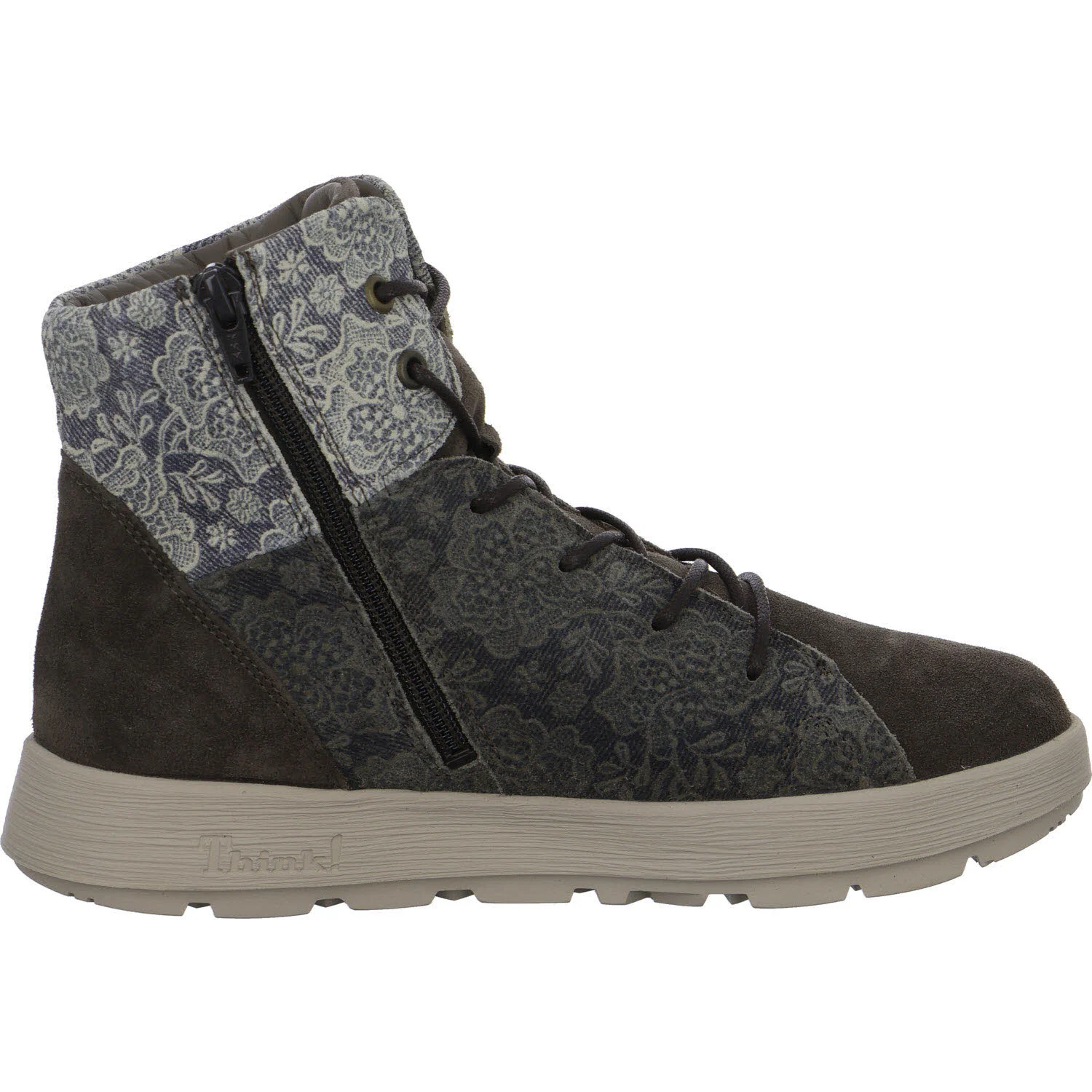 Think Damen Schnürstiefel 3-001429-2000 Comoda pepper/kombi F 1/2 (normal)