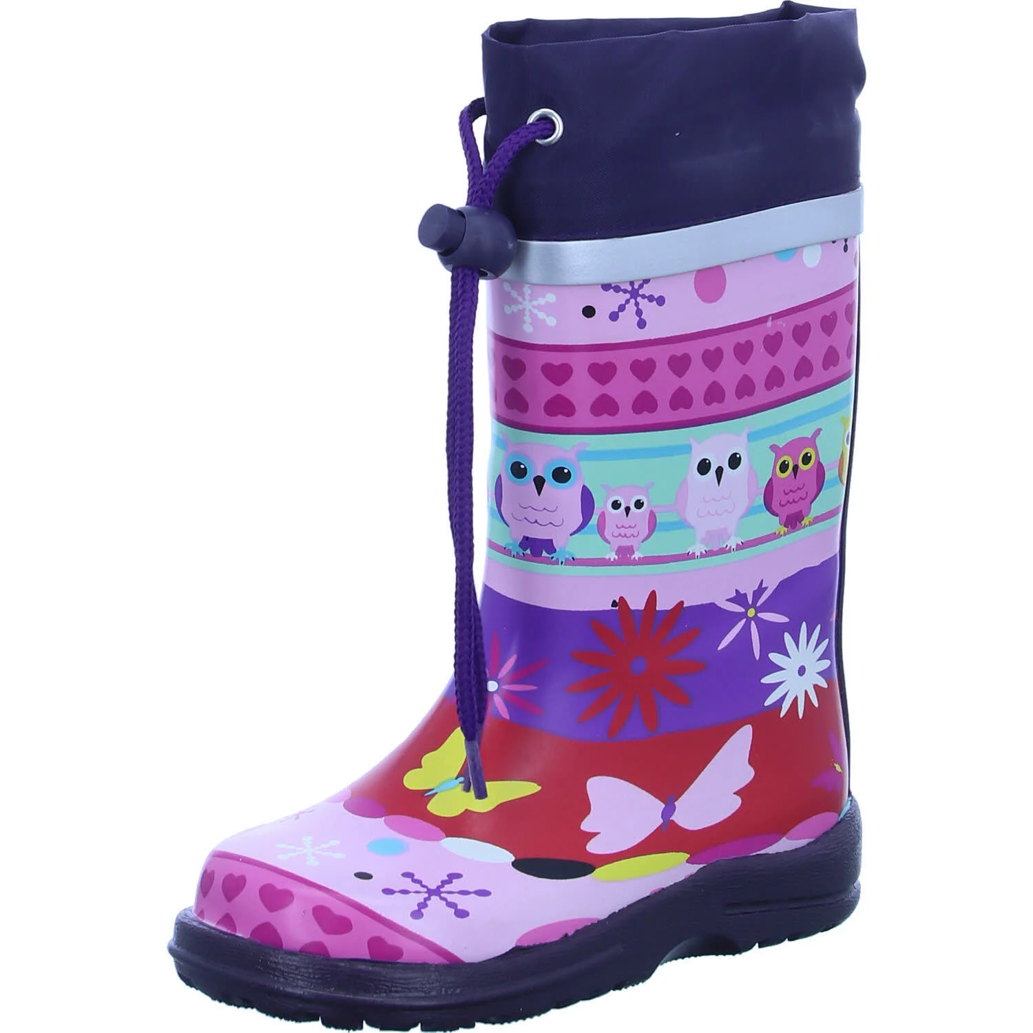 Element 2 von 7 (Bild) – Beck Gummistiefel Kinder 829/50 Eule multicolor normal