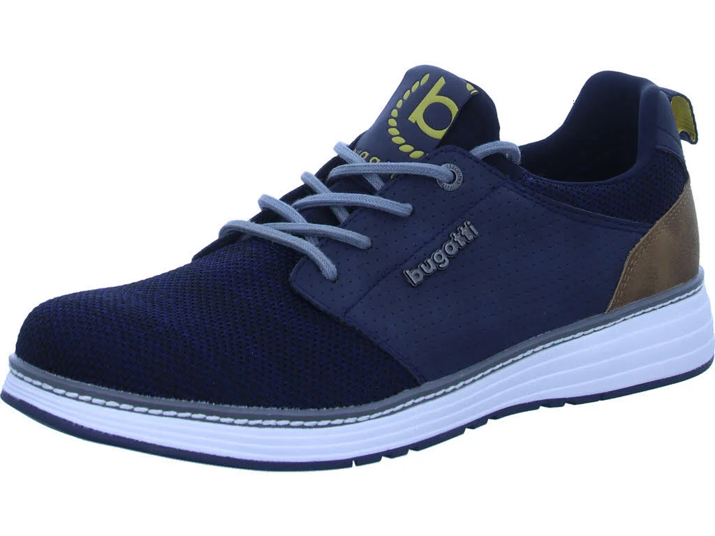 Bugatti men Herren Slipper 321A3C616900-4100 Colby dark blue normal