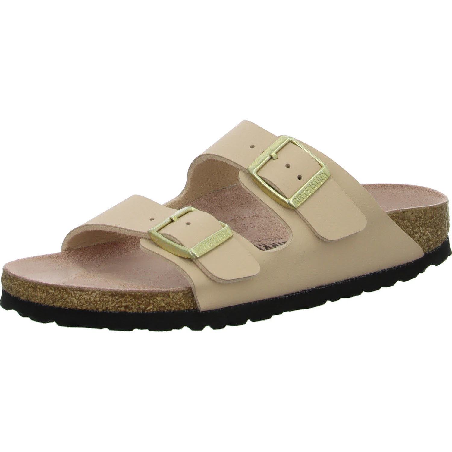 Element 2 von 8 (Bild) – BIRKENSTOCK Pantoletten 1031525 Arizona triples new beige/pink clay schmal