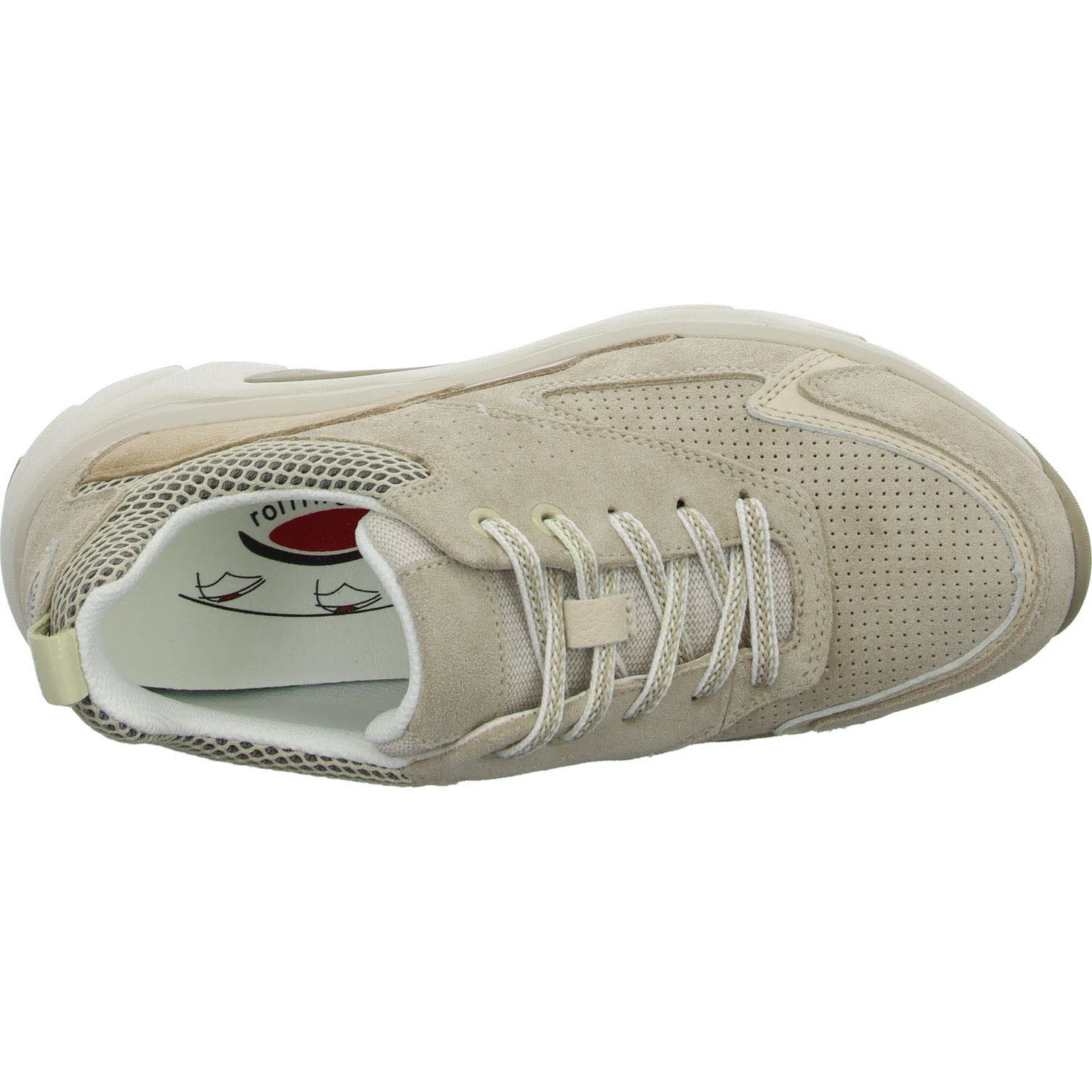 Gabor Rollingsoft Damen Schnürschuhe 86.935.34 86.935 oasi/creme/vanilla G (normal)