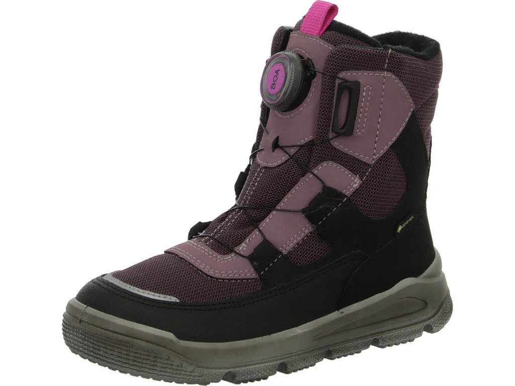 Superfit Kinder Winterstiefel 1-009081-8500 Mars lila/schwarz WMS mittel