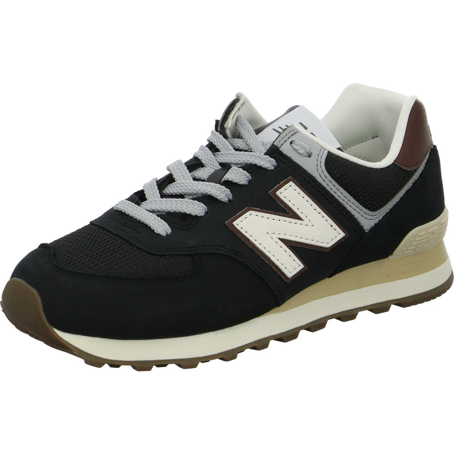 New Balance Herren Schnürschuhe U5748SB 574 brown/dark silver metallic normal