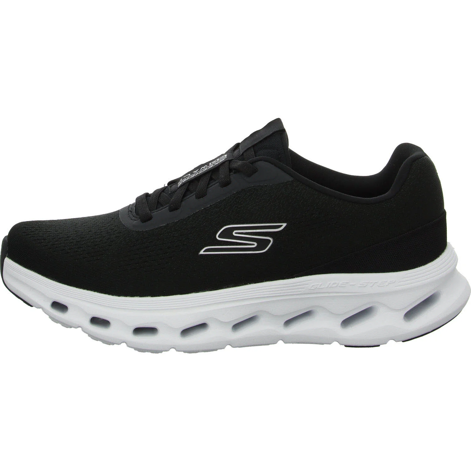 Skechers Herren Slipper 217020 BKW Glide-Step 2.0 - VIC black/white normal
