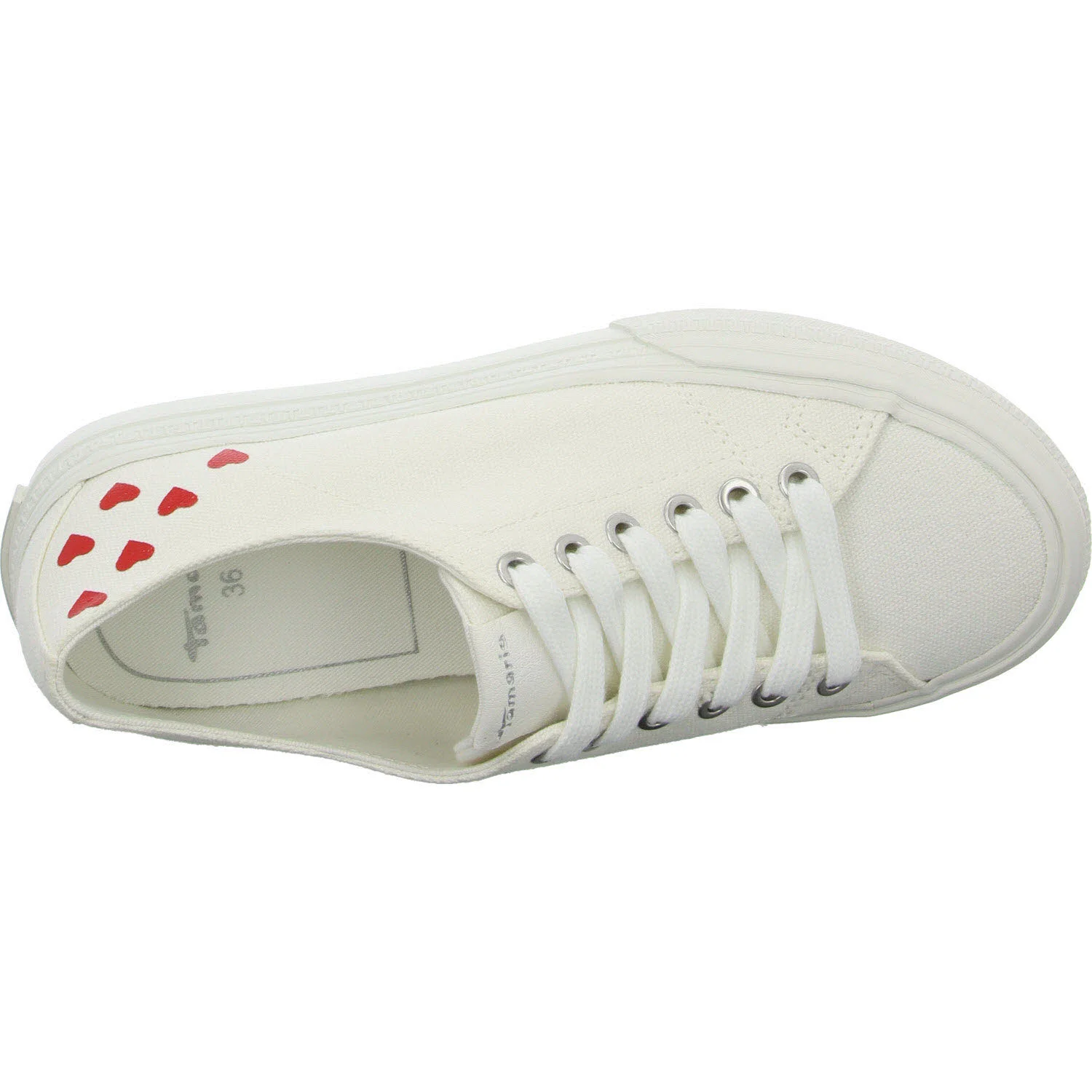 Element 8 von 8 (Bild) – Tamaris Damen Schnürschuhe 1-23744-42/197 1-23744-42 white comb normal