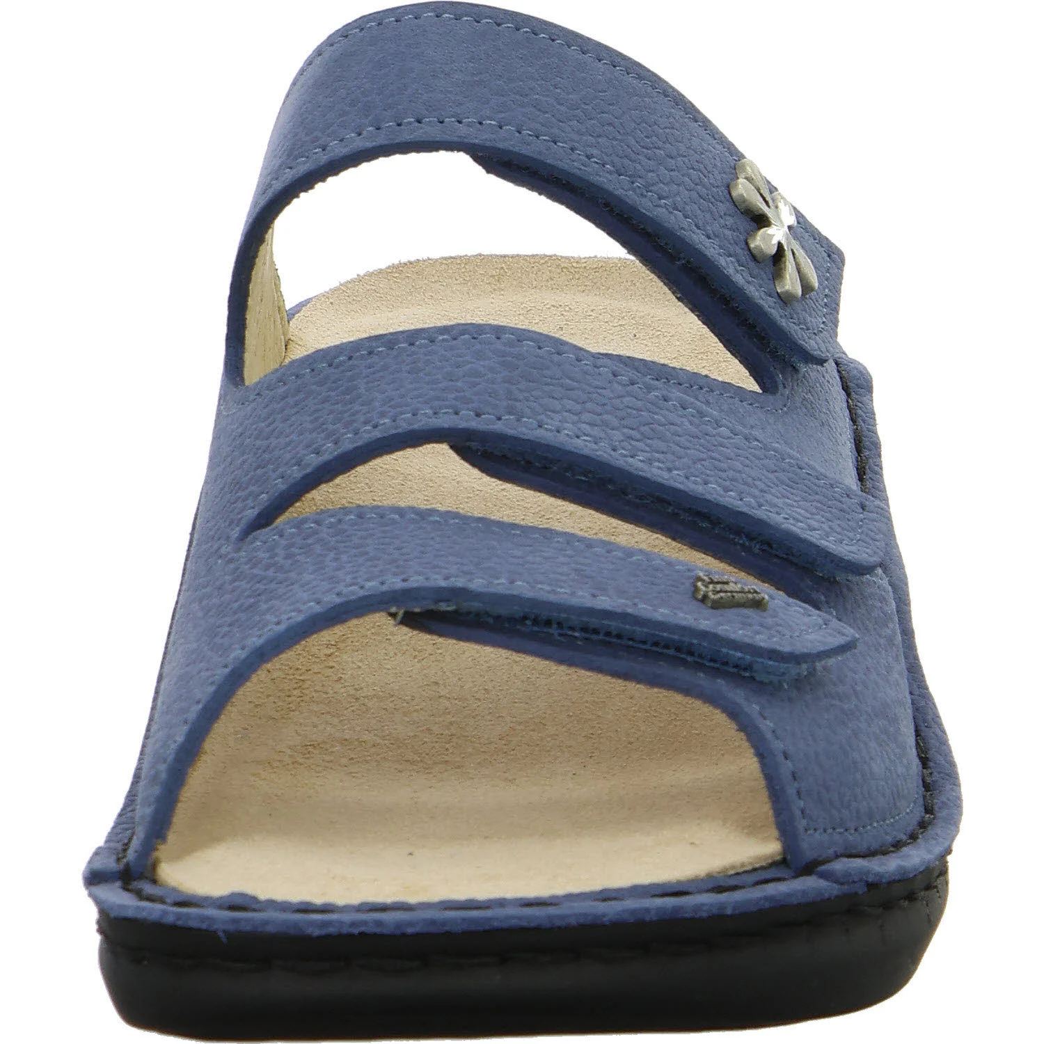 Finn Comfort Damen Pantoletten 02640-834124 Grenada jeans weit