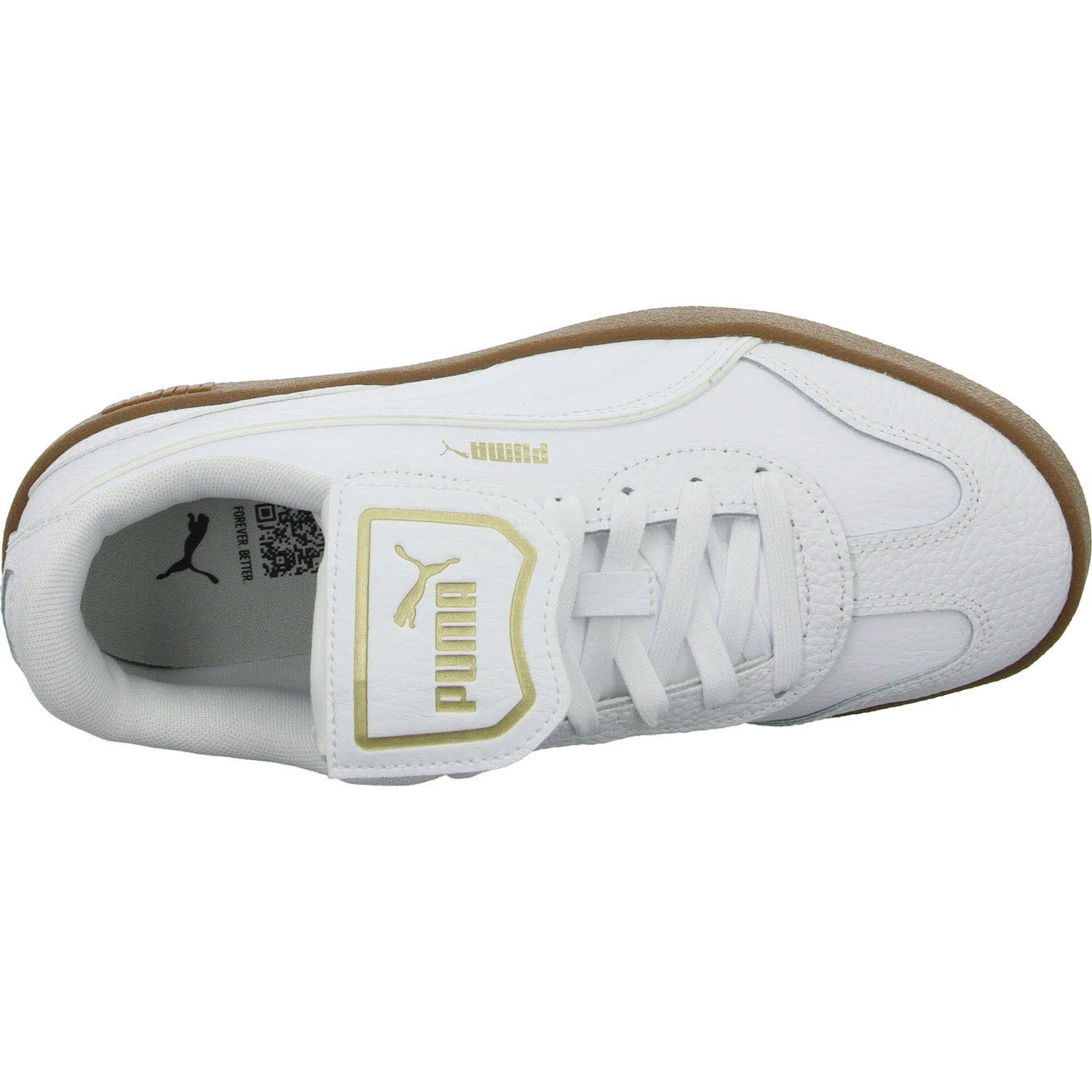 Puma Damen Schnürschuhe 404761/001 PUMA CLUB AZURA L puma white-gold normal
